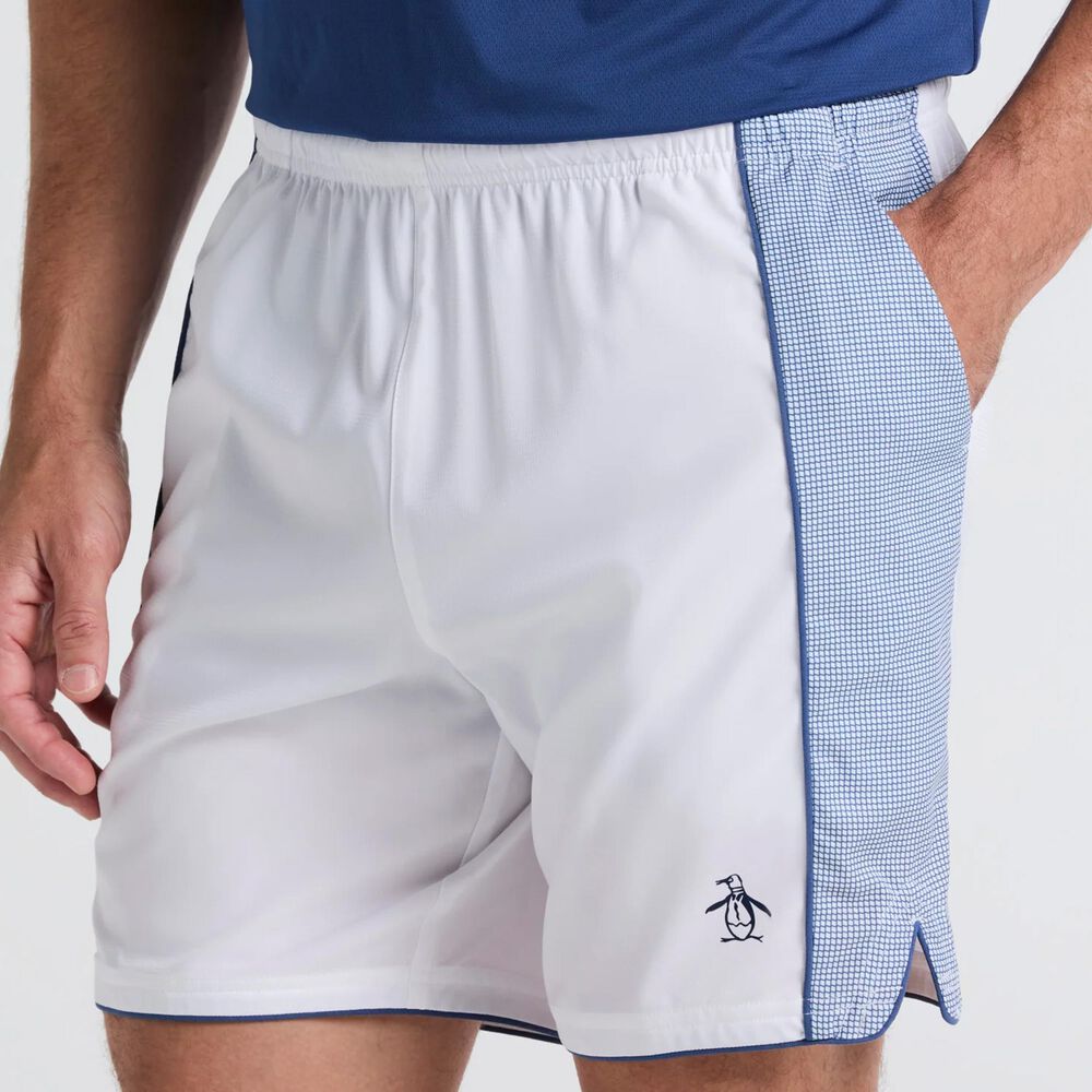 Original Penguin 7in Performance Piped Shorts Men white