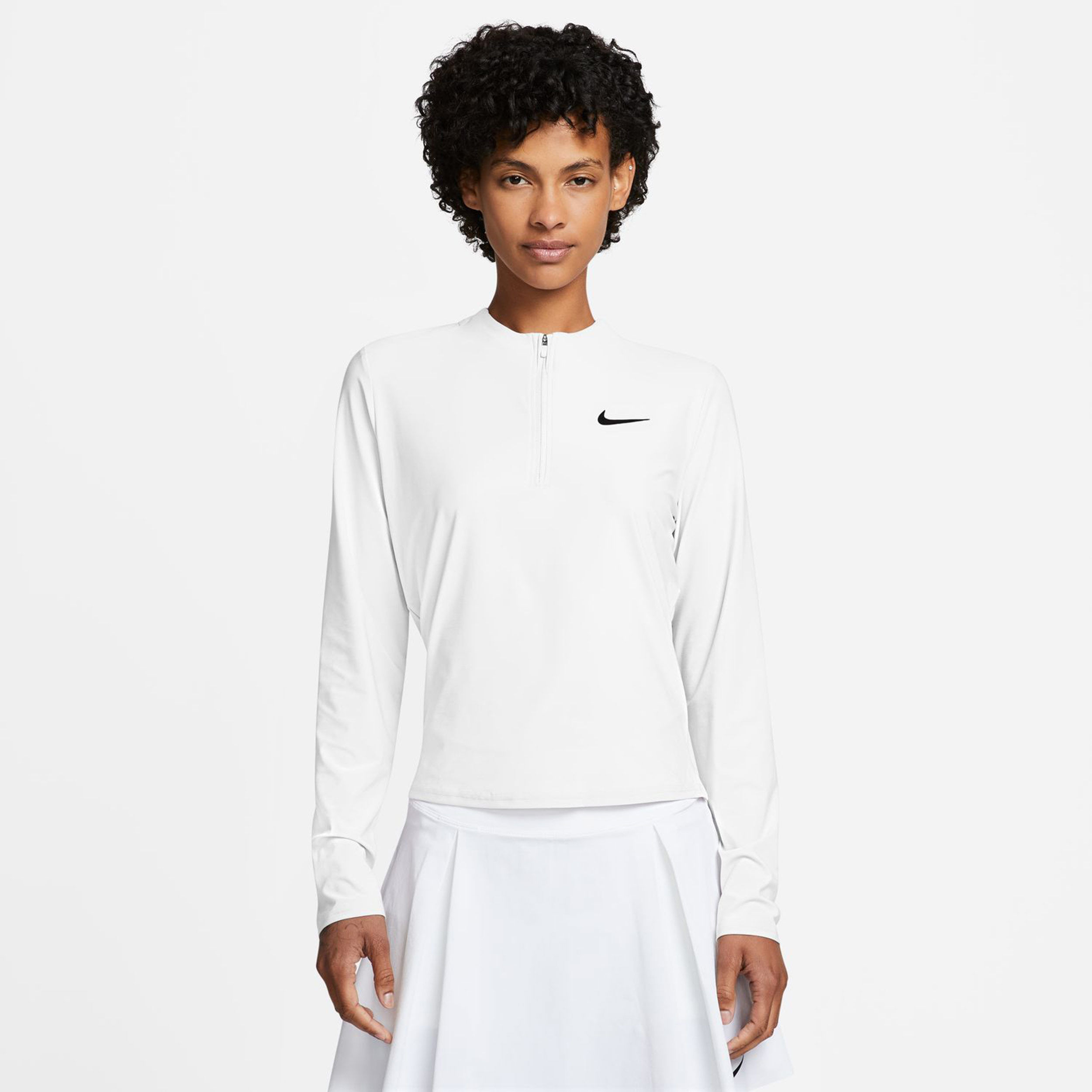 Buy Nike Court Dri Fit Advantage Long Sleeve Women White online