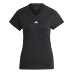 adidas Clothing adidas Essentials AEROREADY Train Minimal Branding V-Neck T-Shirt Women-Black