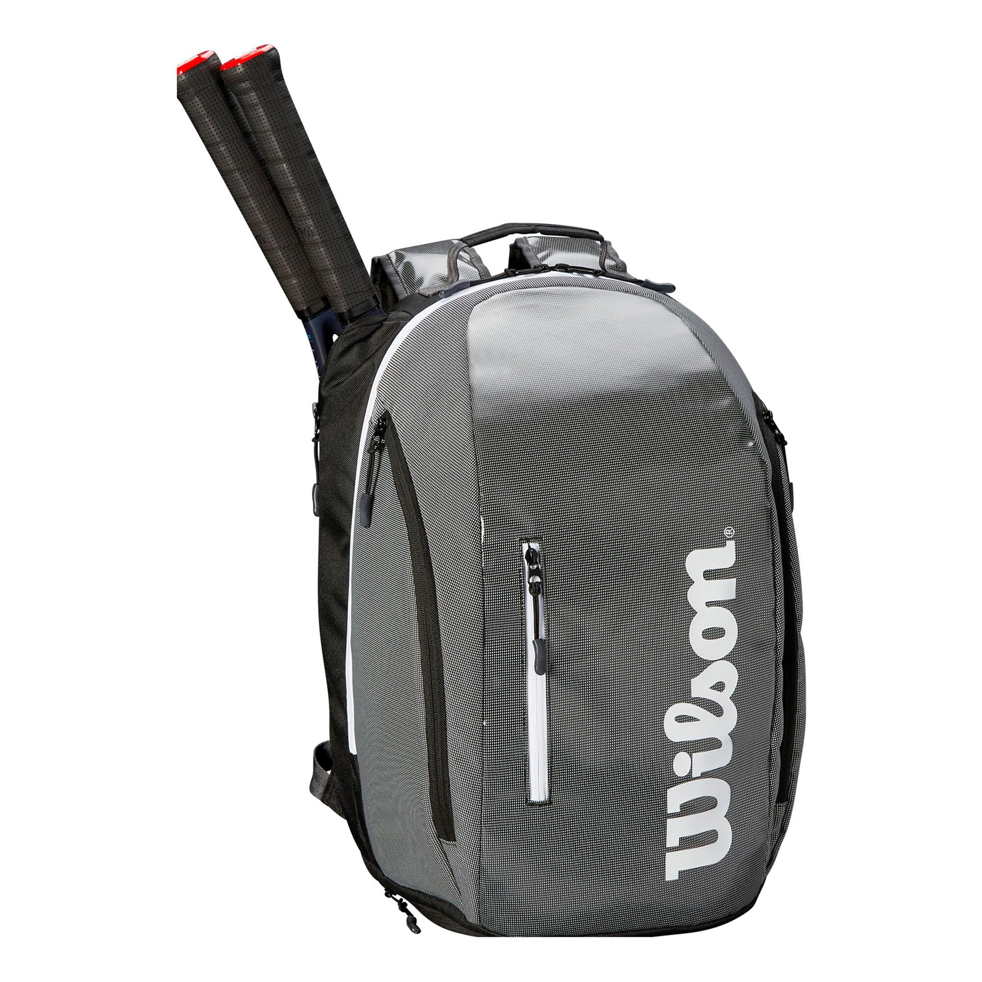 wilson tour backpack grey