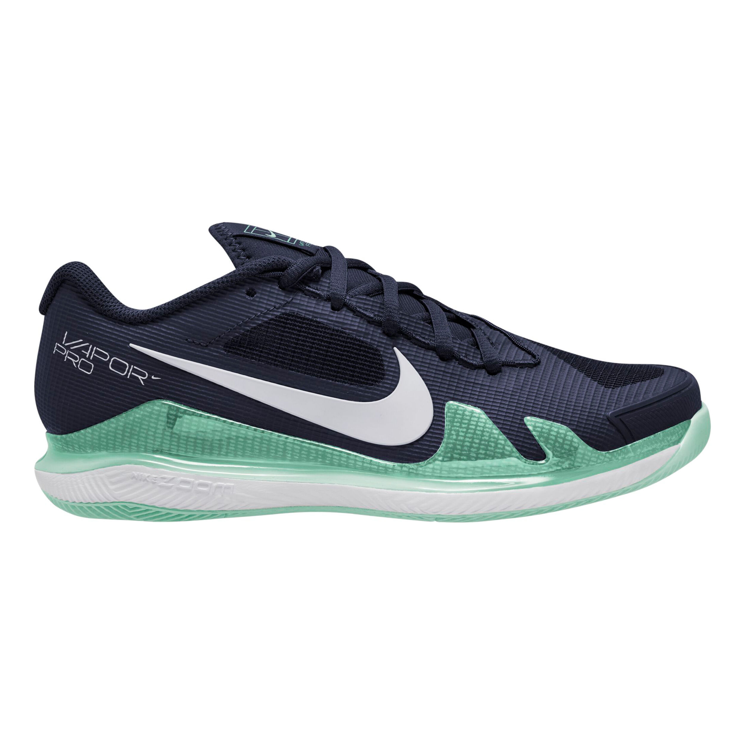 Air Zoom Vapor Pro All Court Shoe Women Dark Blue Mint