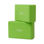 TOOLZ Fitness accessories TOOLZ Yoga Block-2pcs (made Of EVA Foam) Yoga Mat-Green