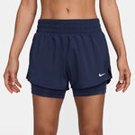 Nike Outerwear Nike One Dri-Fit Mid Rise 3In 2N1 Shorts Women-Dark Blue