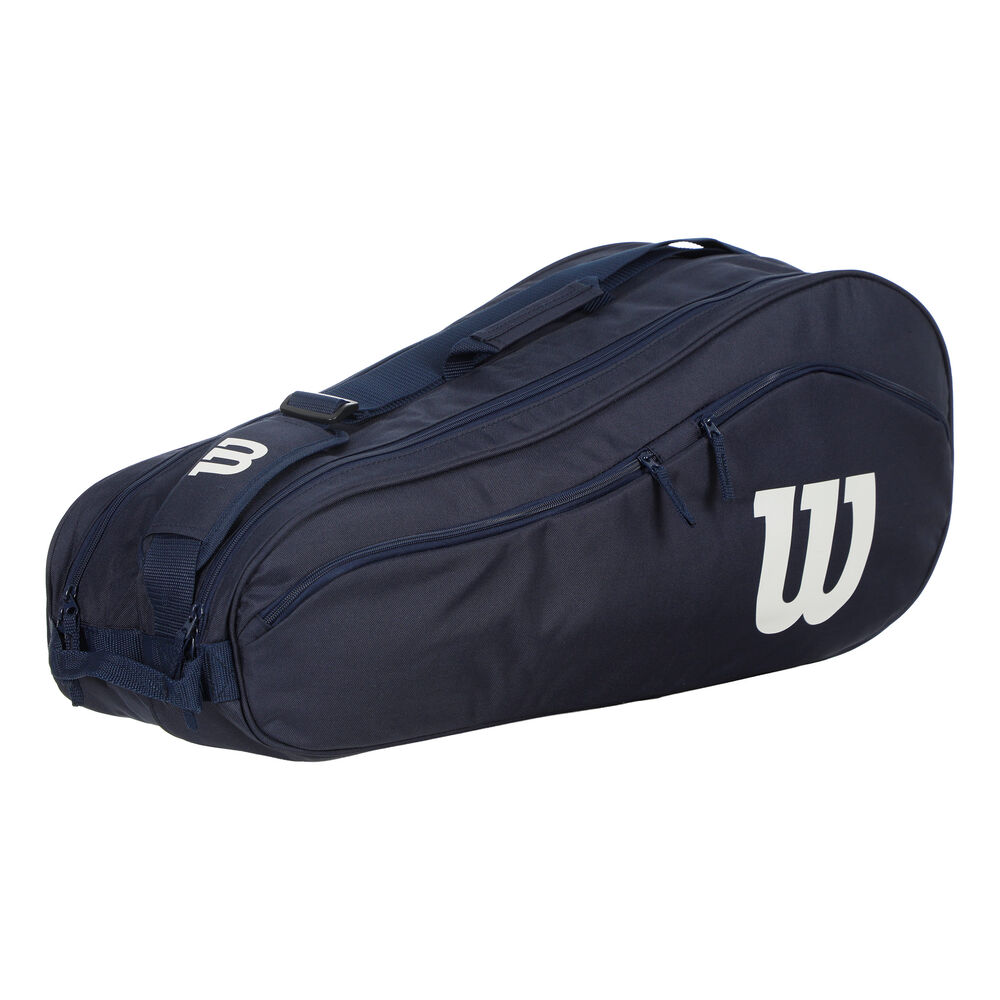 Wilson Advantage Racket Bag 6 Pack-White white Wilson Advantage Racket Bag 6 Pack-White white