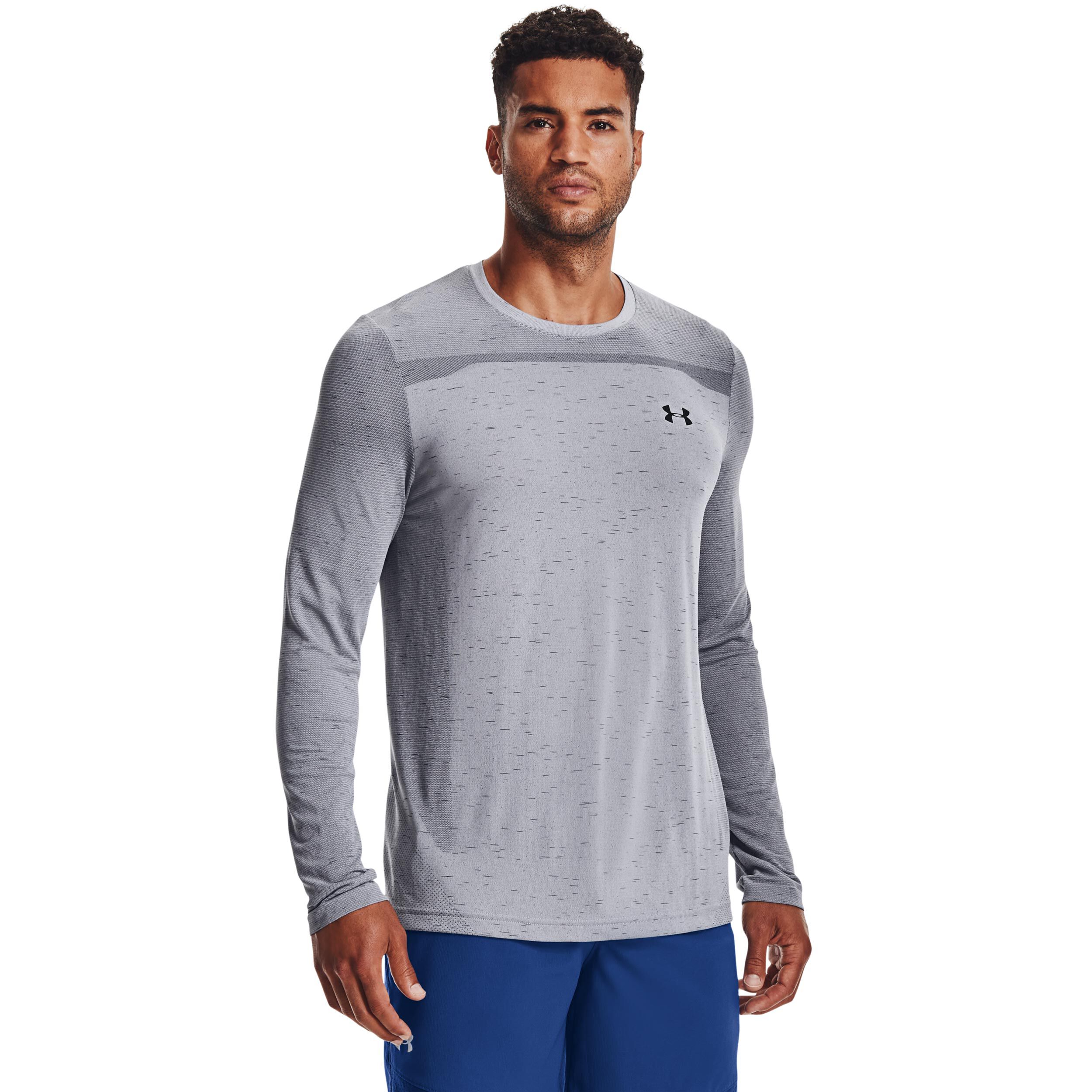 Buy Under Armour Seamless Long Sleeve Men Grey online Tennis
