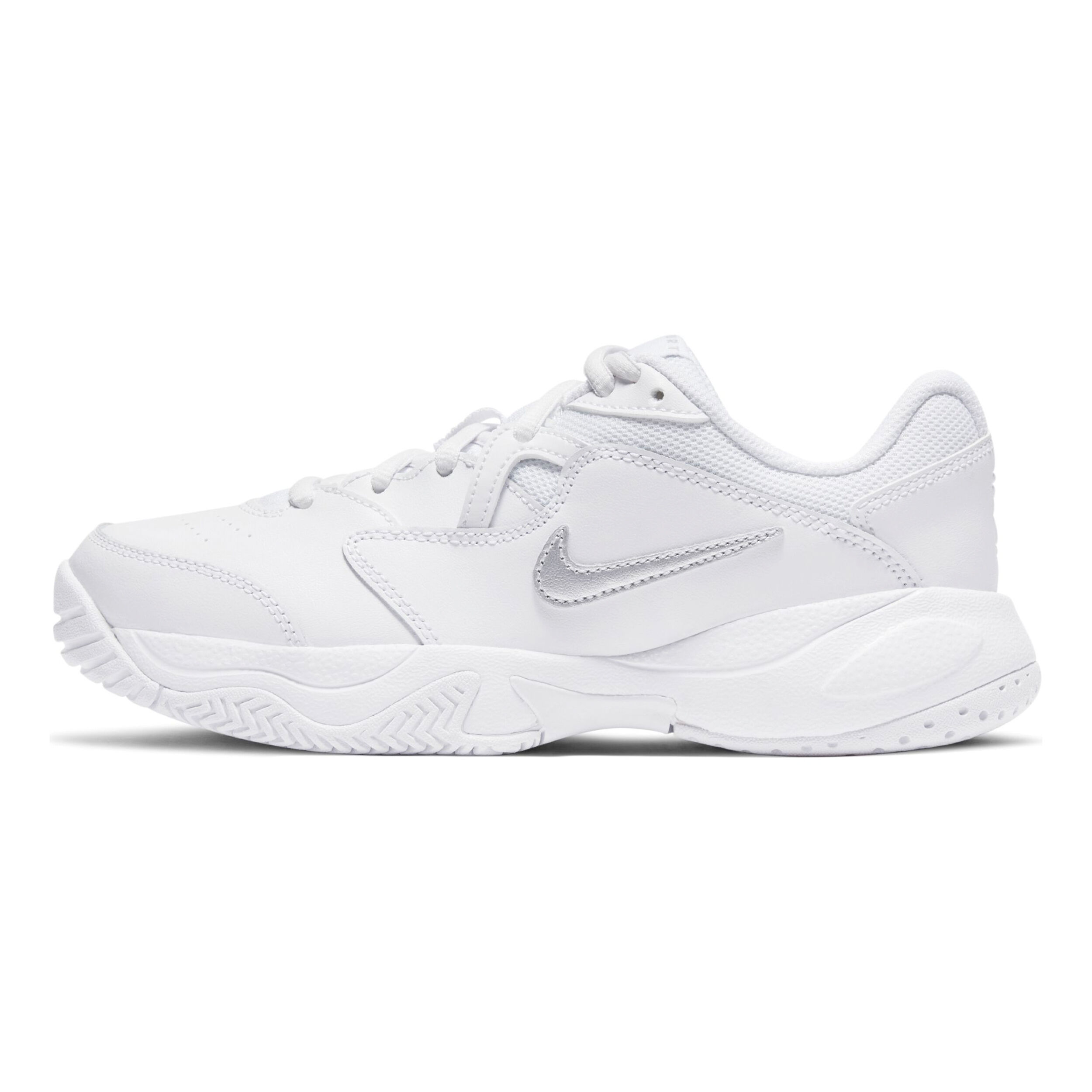 Court Lite 2 All Court Shoe Kids White Silver