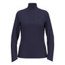 Essential 1/2 Zip Long Sleeve Women-Dark Blue