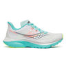 Kinvara 16 Neutral running shoe Women-white, turquoise