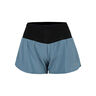 Multi Pocket Running Shorts Women-Petrol