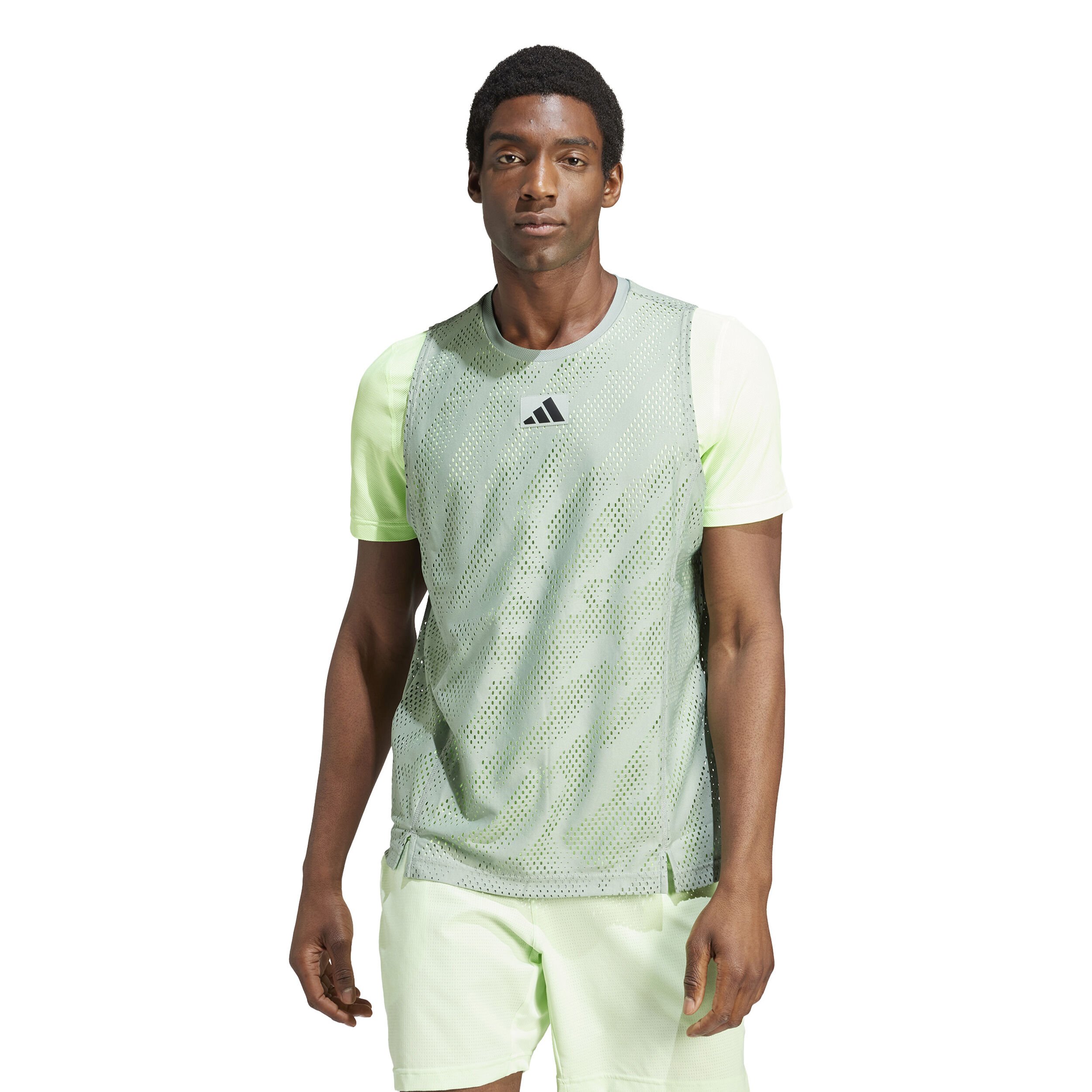 Lime green adidas shirt discount