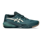 ASICS Tennis shoes ASICS Gel-Resolution X Clay court shoe Men - dark green, 