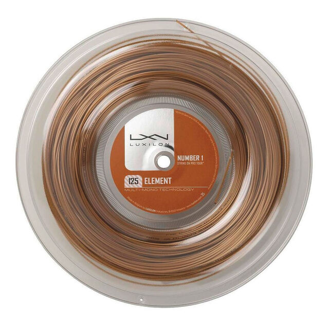 Buy Luxilon Element Bronze String Reel 200m online Tennis Point UK