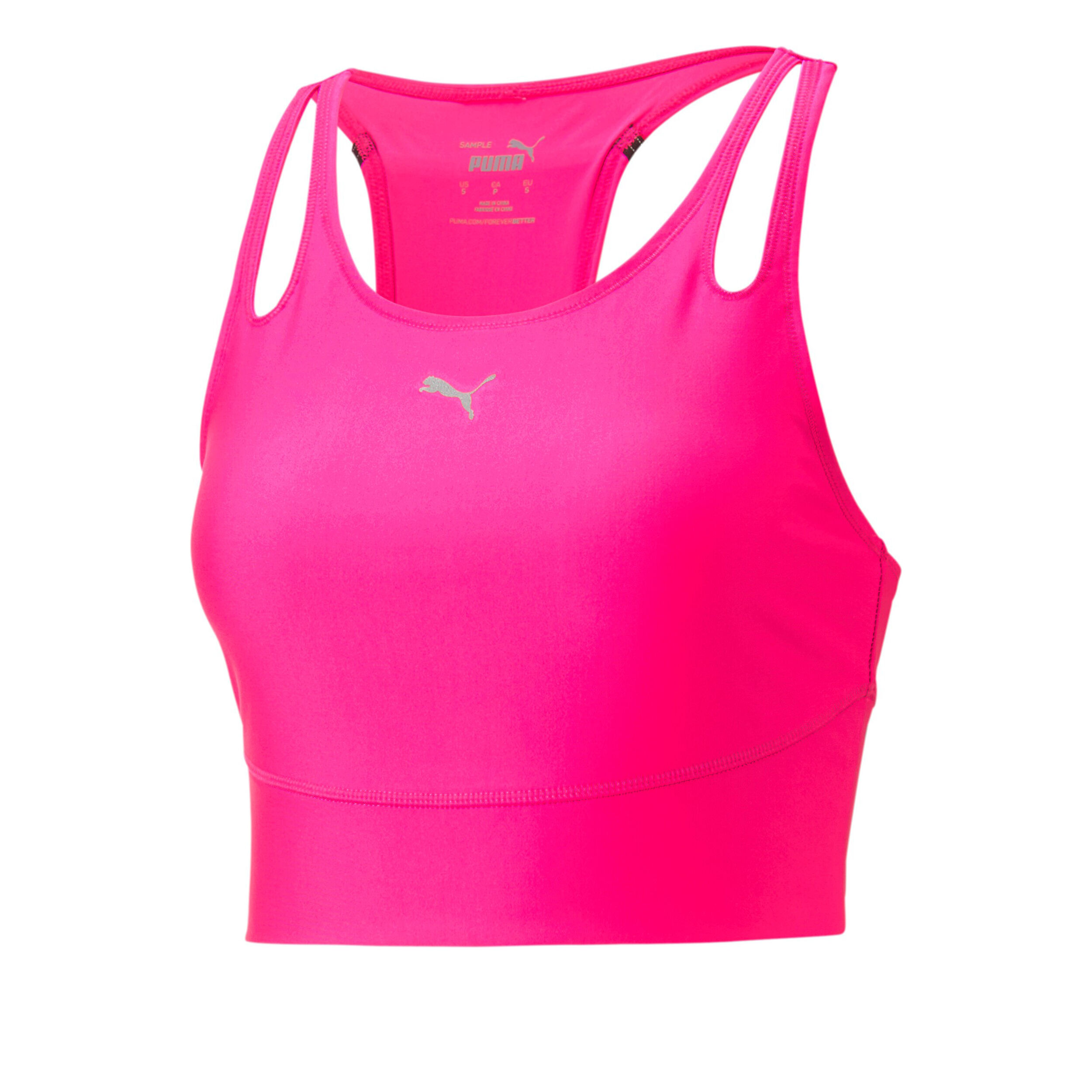 Run Ultraform Crop Sports Bras Women Pink