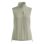 Odlo Clothing Odlo Zeroweight Warm Running Vests Women-Olive