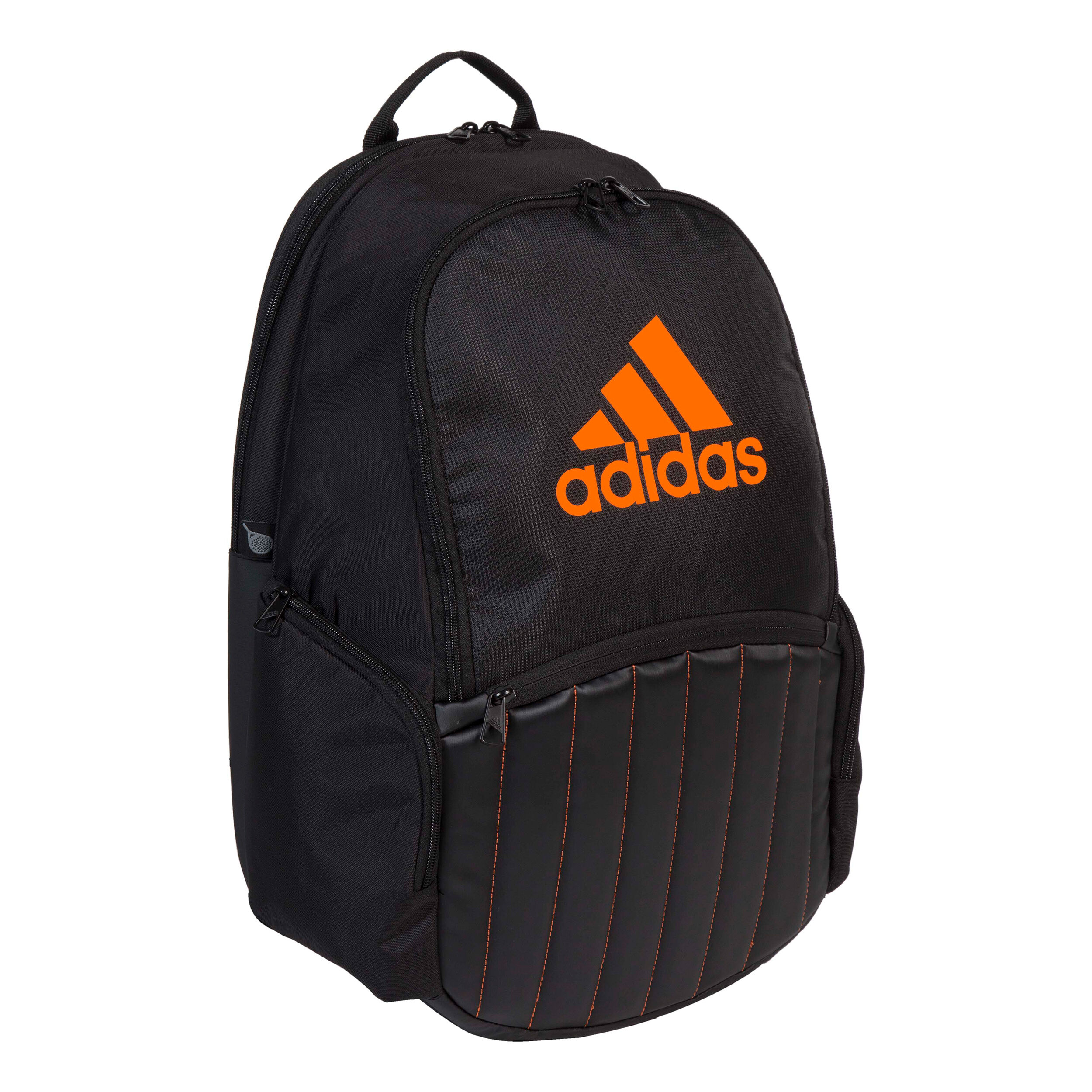 Adidas backpack orange and hotsell black