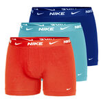 Nike Clothing Nike Dri-Fit Essential Micro Trunk Boxer shorts 3 Pack Men - red, turquoise