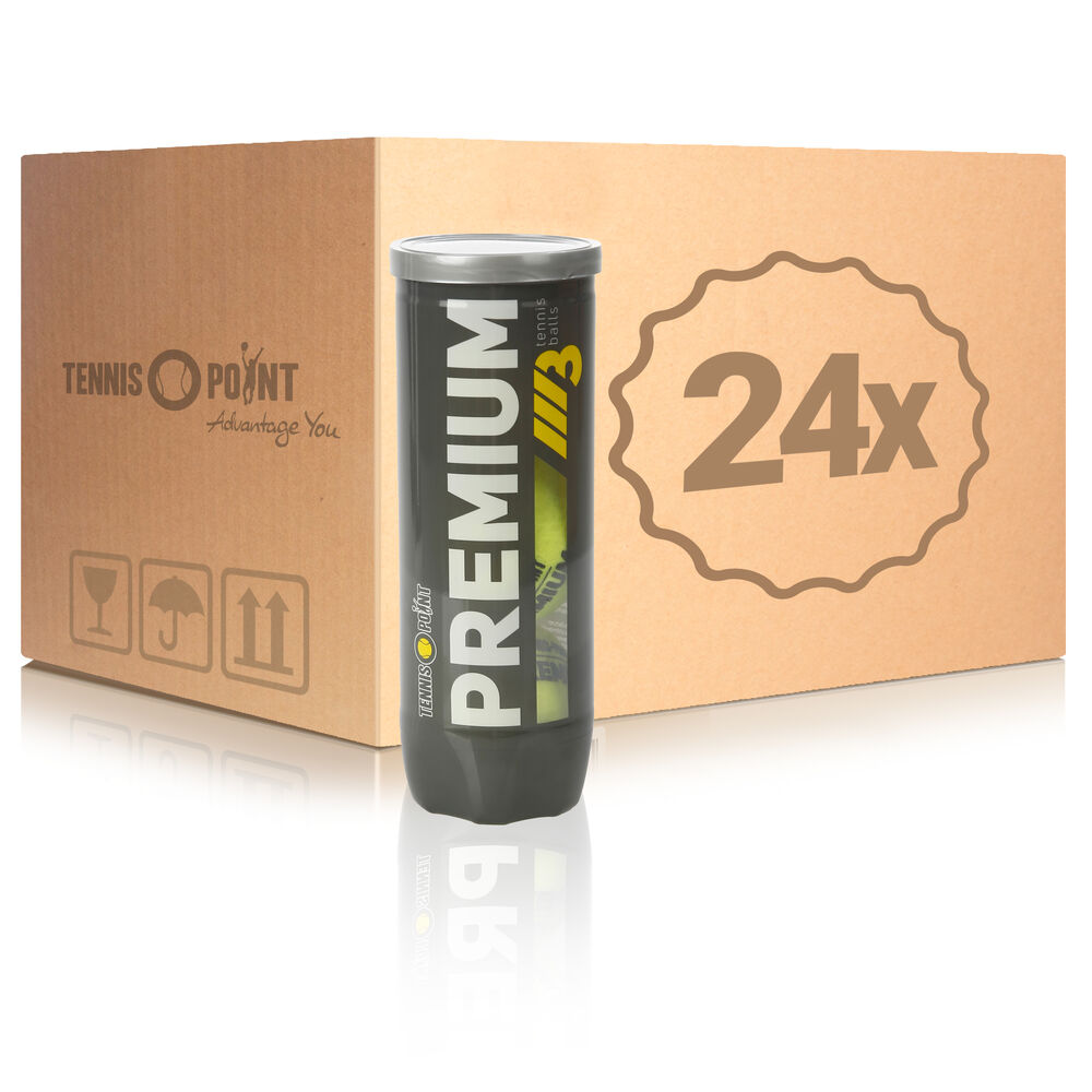 Tennis-Point Premium Tennisball 24x 3 Ball Tube In A Box
