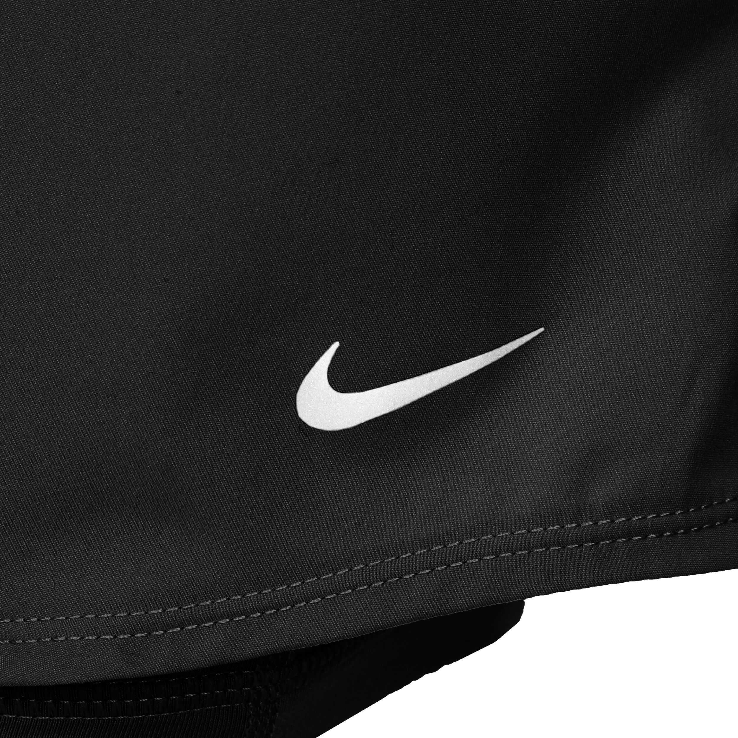 Solid black nike new arrivals shorts
