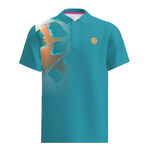 BIDI BADU Clothing BIDI BADU Melbourne 2025 Polo Men-Petrol,Orange
