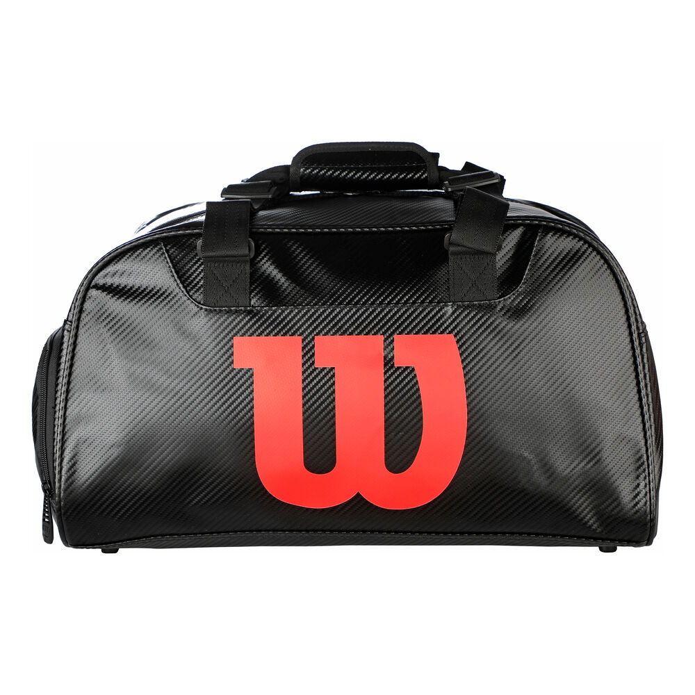 Wilson Elite Duffle Sports Bag -Black,Red black Wilson Elite Duffle Sports Bag -Black,Red black