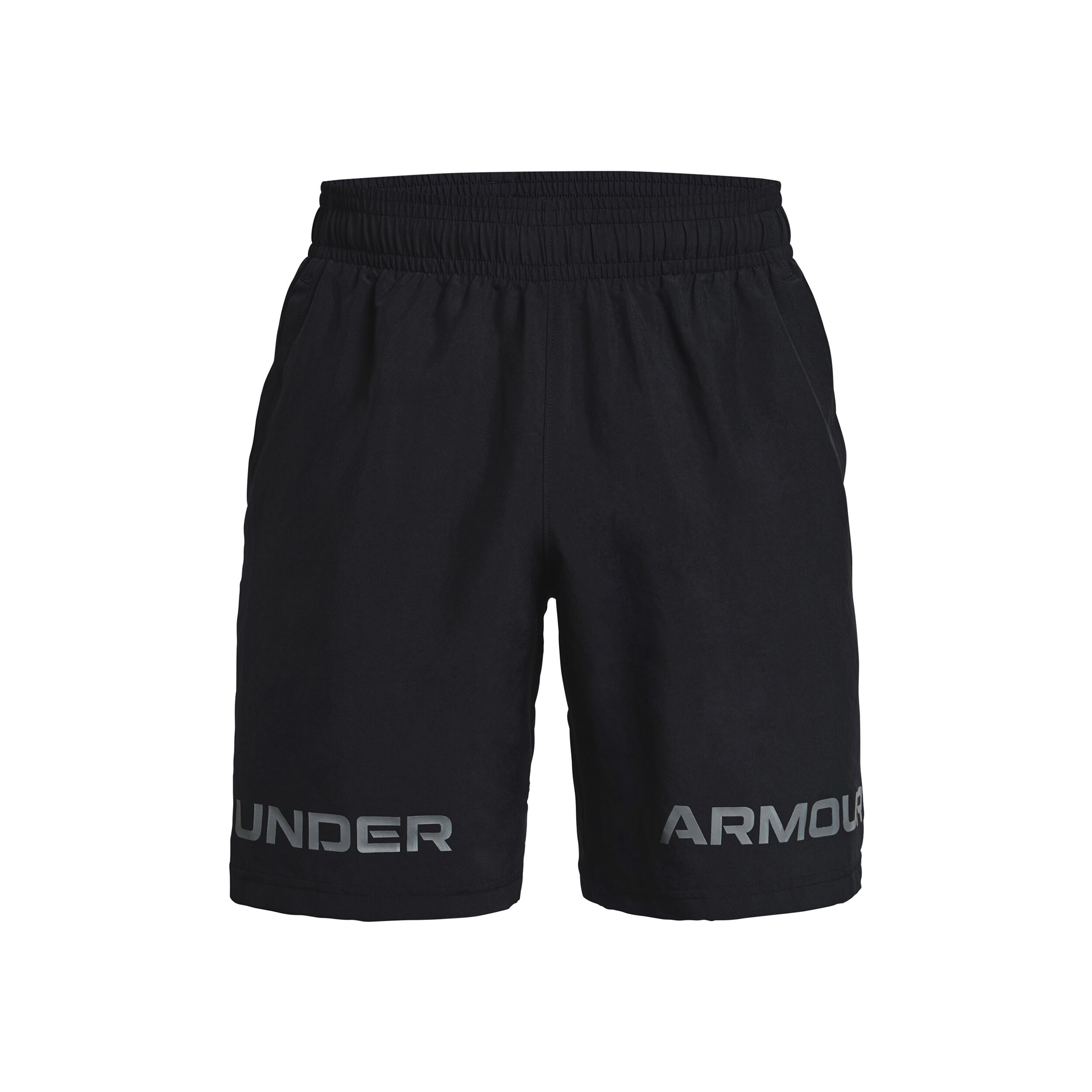 Woven Graphic Wordmark Shorts Men Black