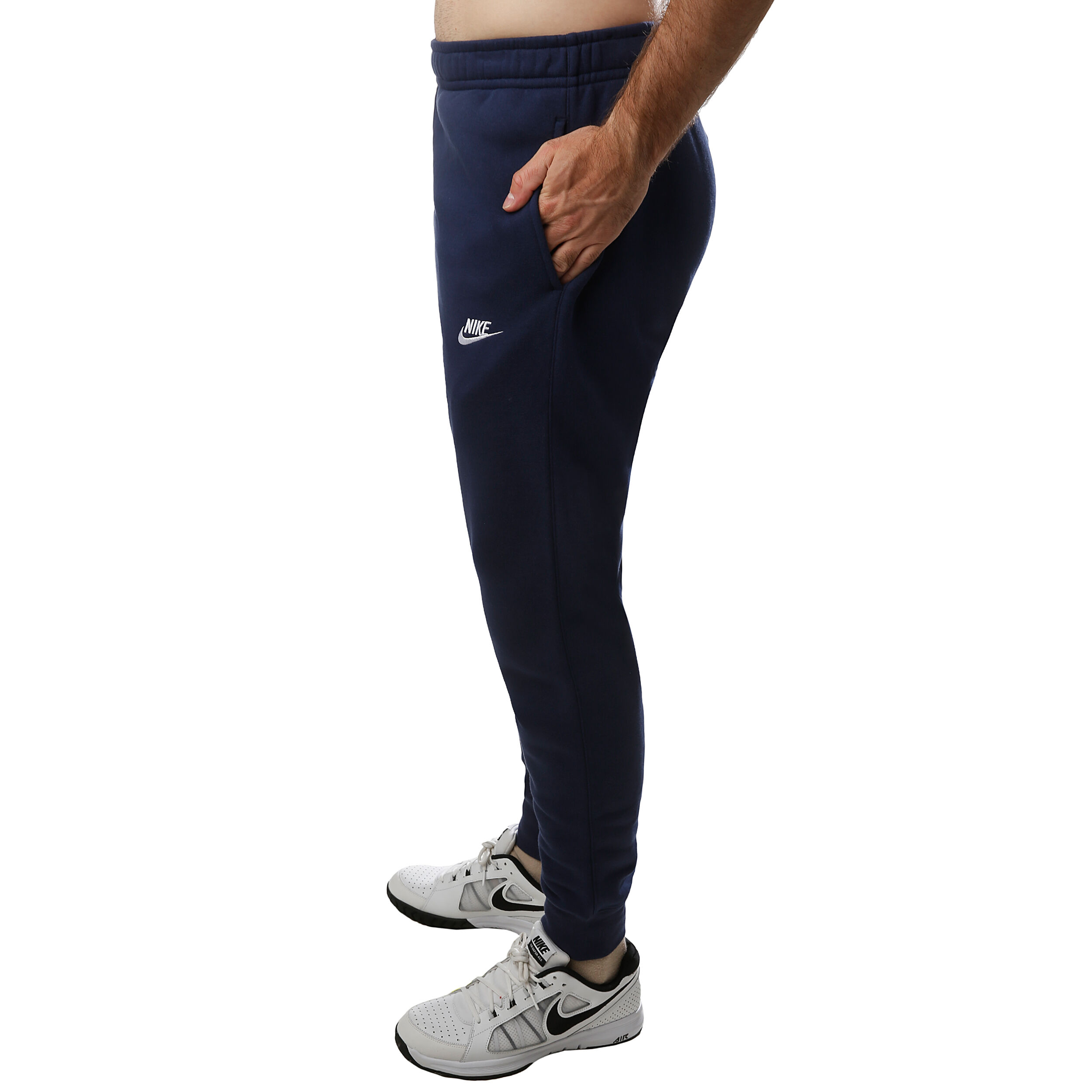 Nike club clearance fleece joggers navy