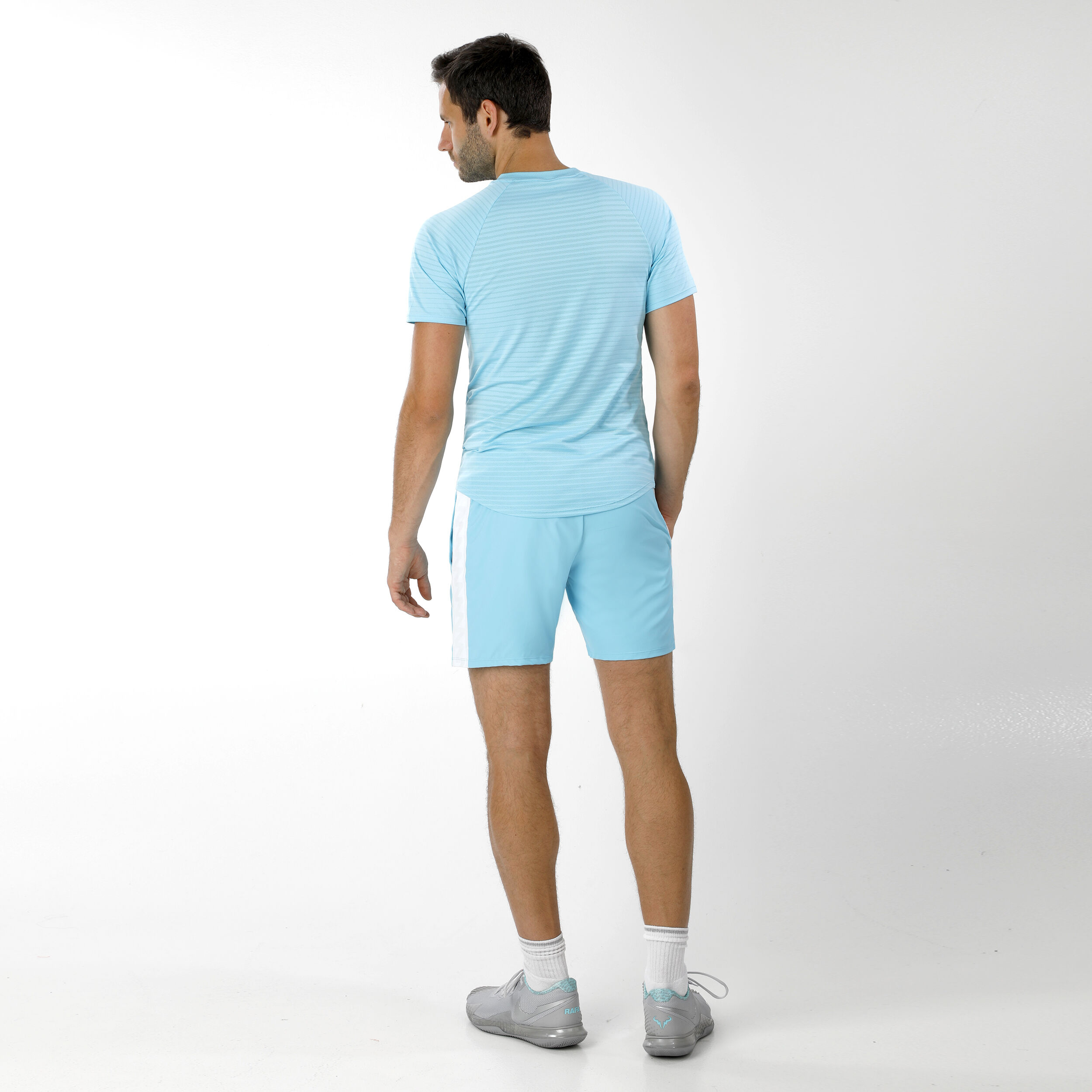 Nike Rafael Nadal Court Dri-Fit Shorts Men Light Blue, Neon
