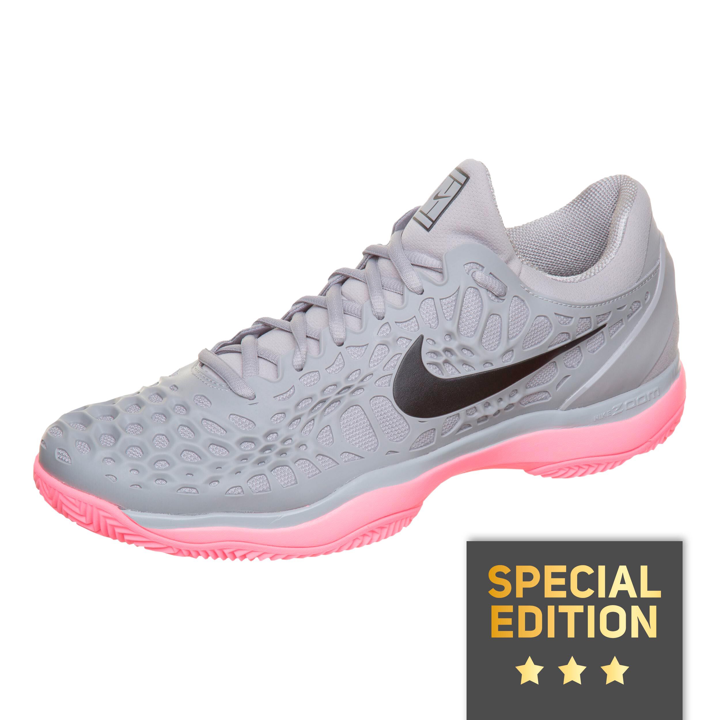Nike air zoom cage on sale 3 grey/pink men's shoe