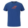 Exercise Big Flag T-Shirt Men-Blue