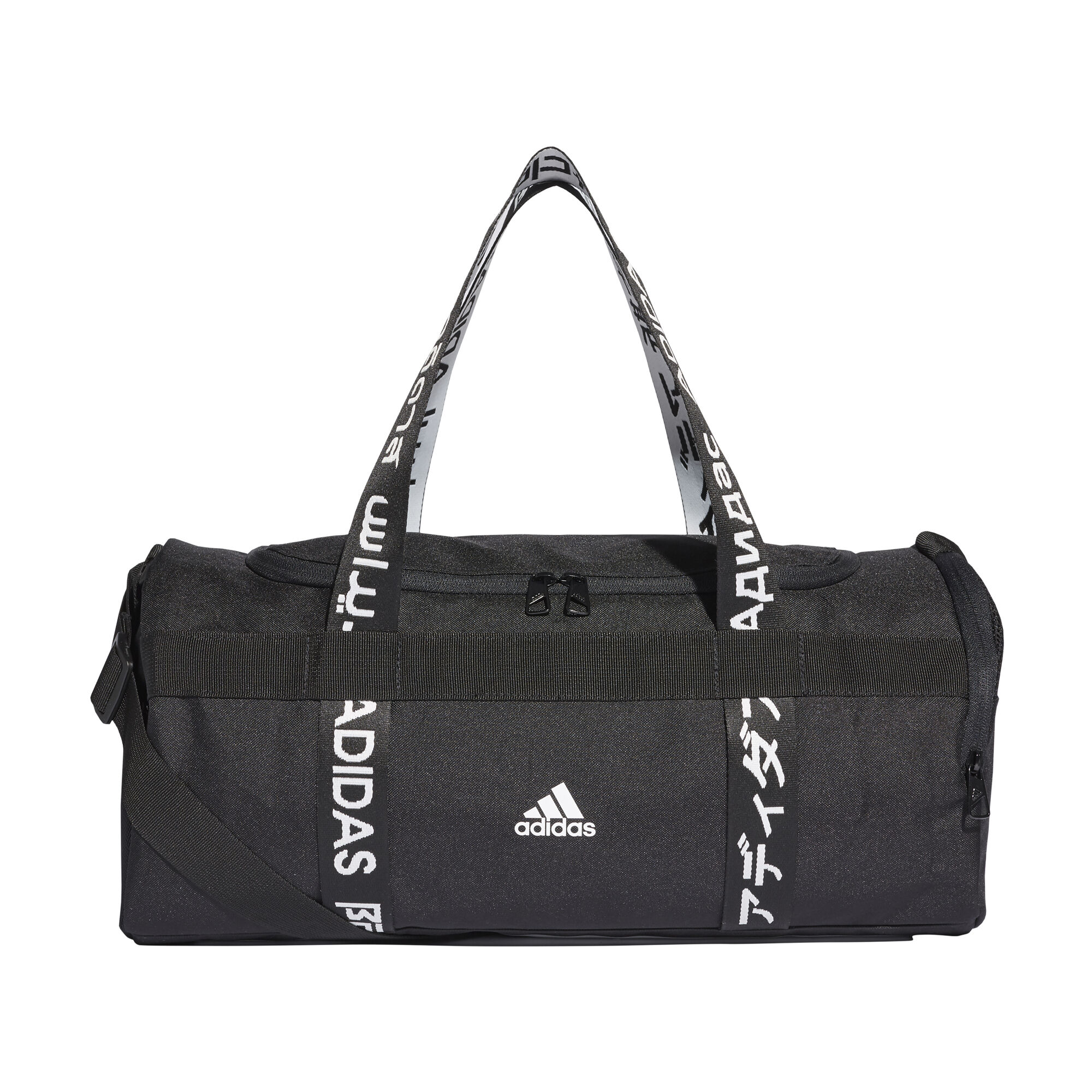 4 Athlets Duffle Bag Sports Bag Black White