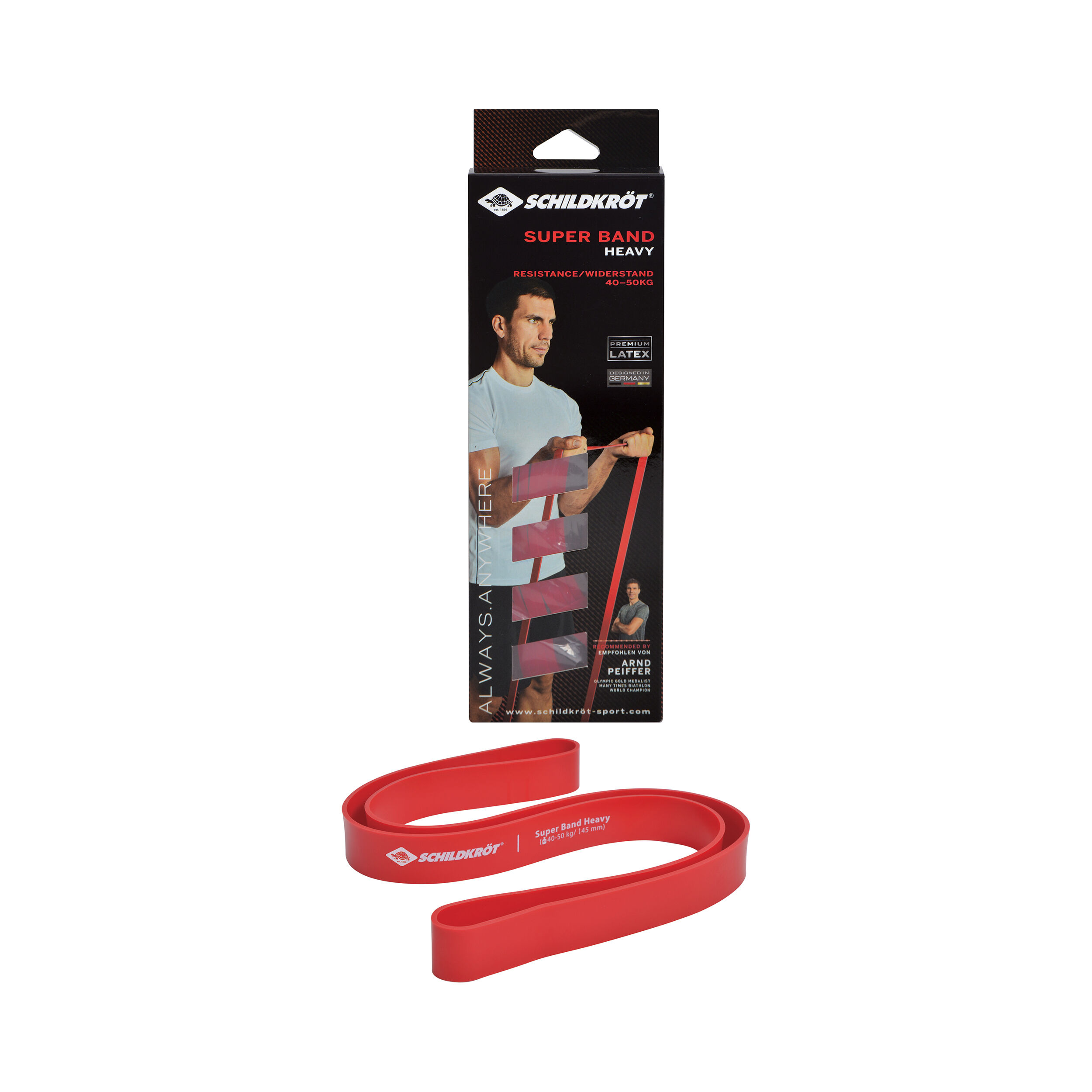 Buy Schildkrot Fitness Super Band Heavy Resistance Bands Red online Tennis Point UK