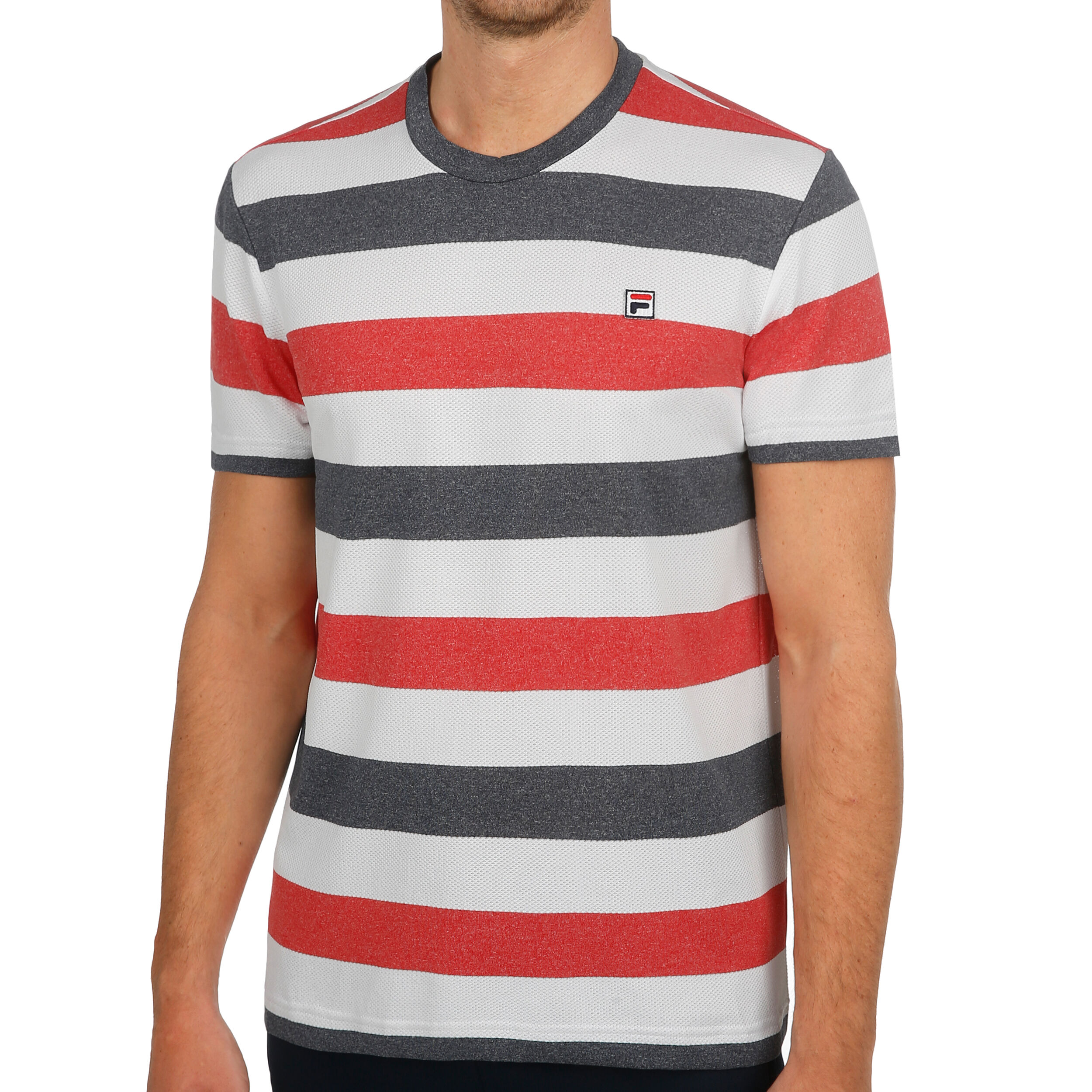 Buy Fila Timothy T Shirt Men White Dark Blue online Tennis Point UK