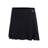 Flounce Skirt Women-Dark Blue