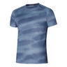 DryAeroFlow Graphic Running Shirt Men-Blue,Light Blue