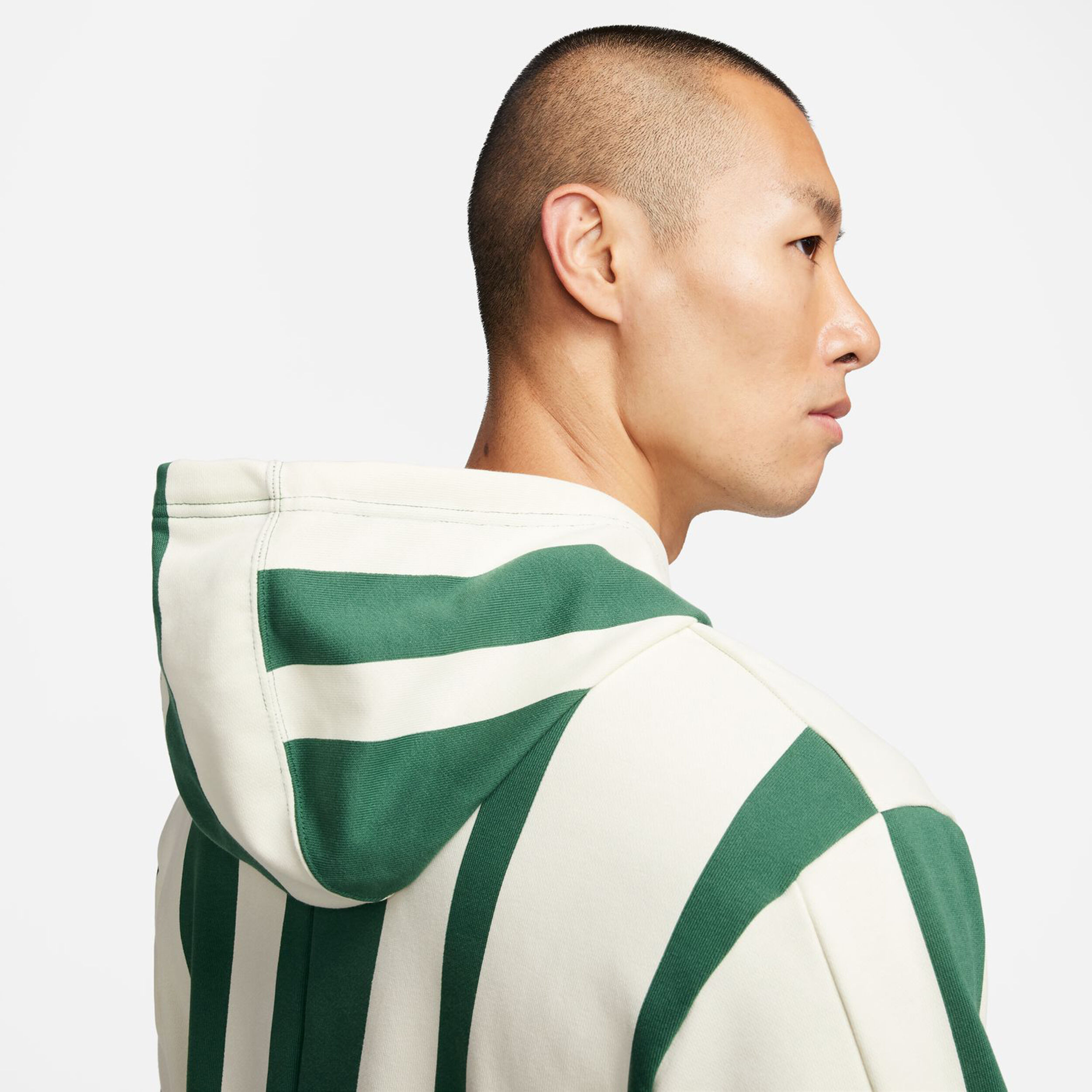 Buy Nike Court Dri Fit Heritage Fleece Hoody Men Green Cream