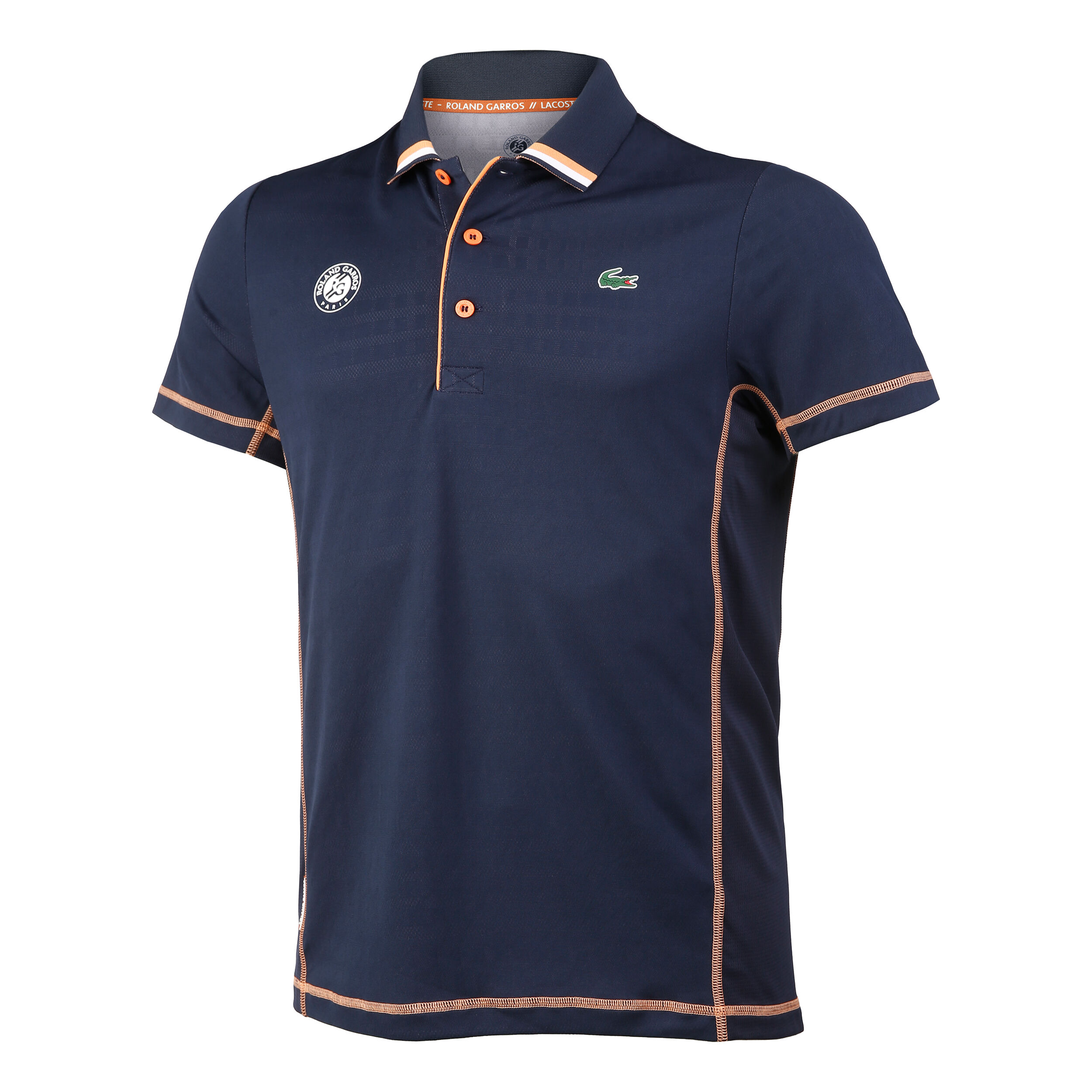 Polo lacoste bleu orange cheap