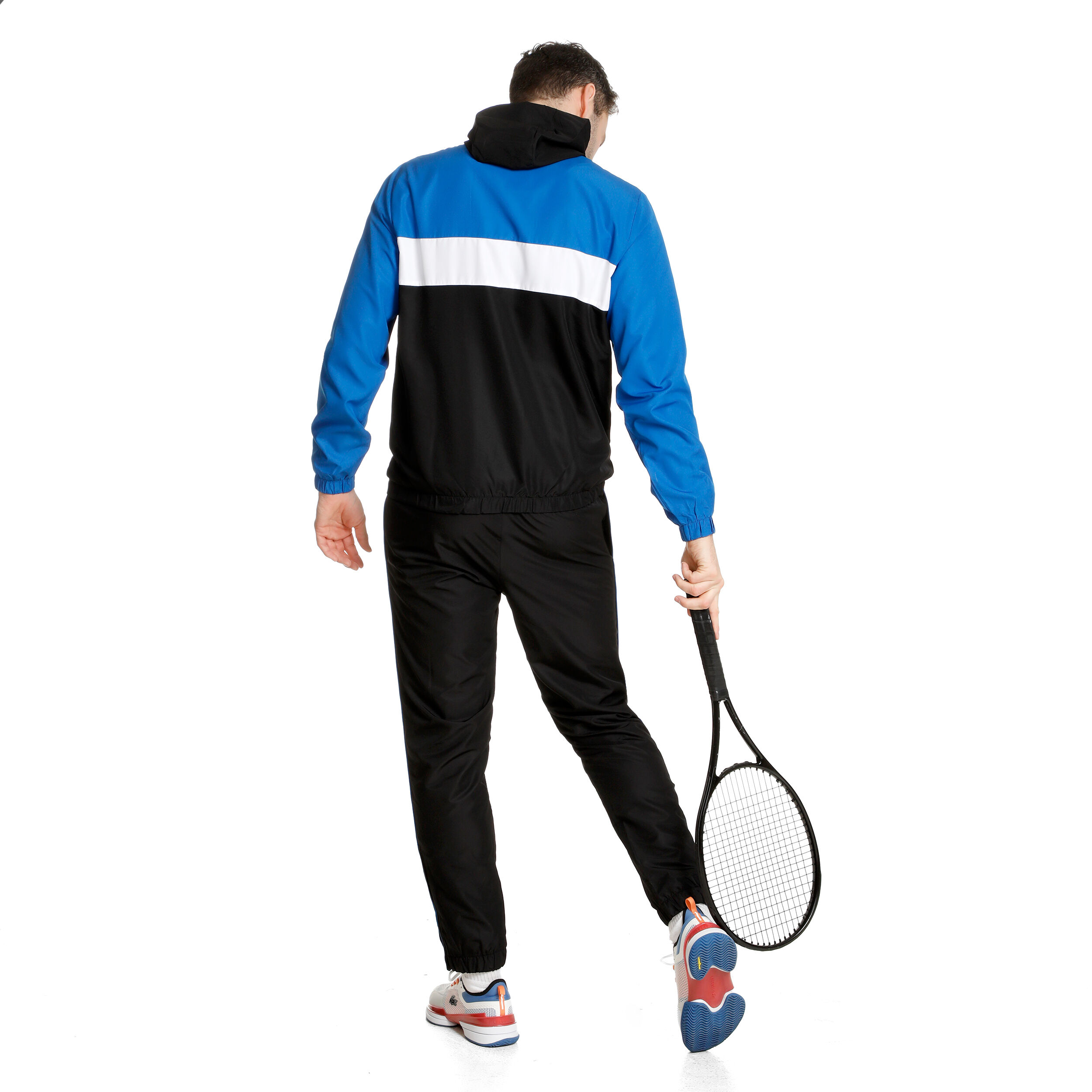 Lacoste sport tennis colorblock hot sale tracksuit