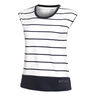 T-Shirt Women-White,Dark Blue