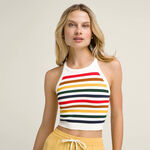 Wilson Clothing Wilson On The Daily Brami Tank Top Women-Cream,Multicoloured