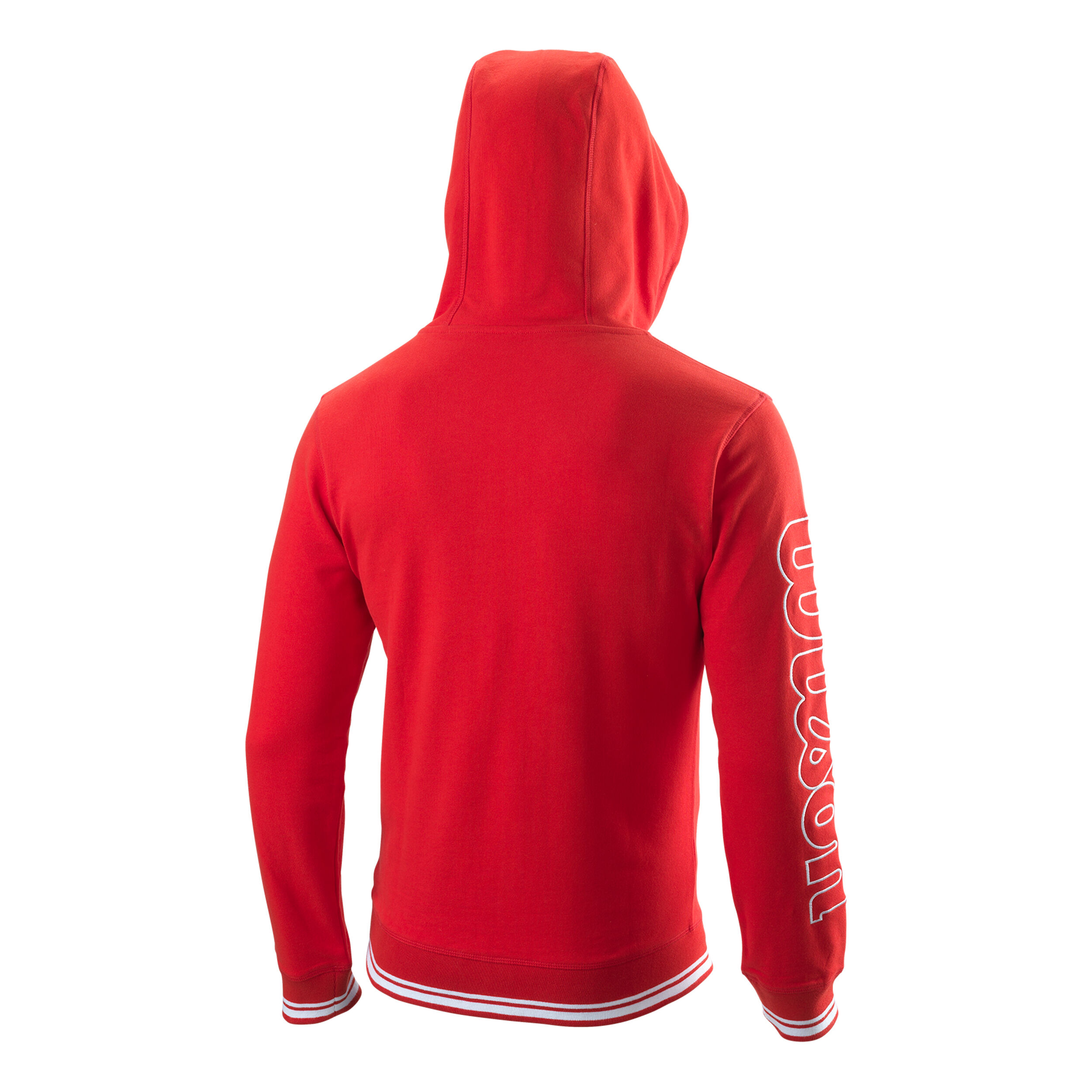 Red hoodie white zipper shop