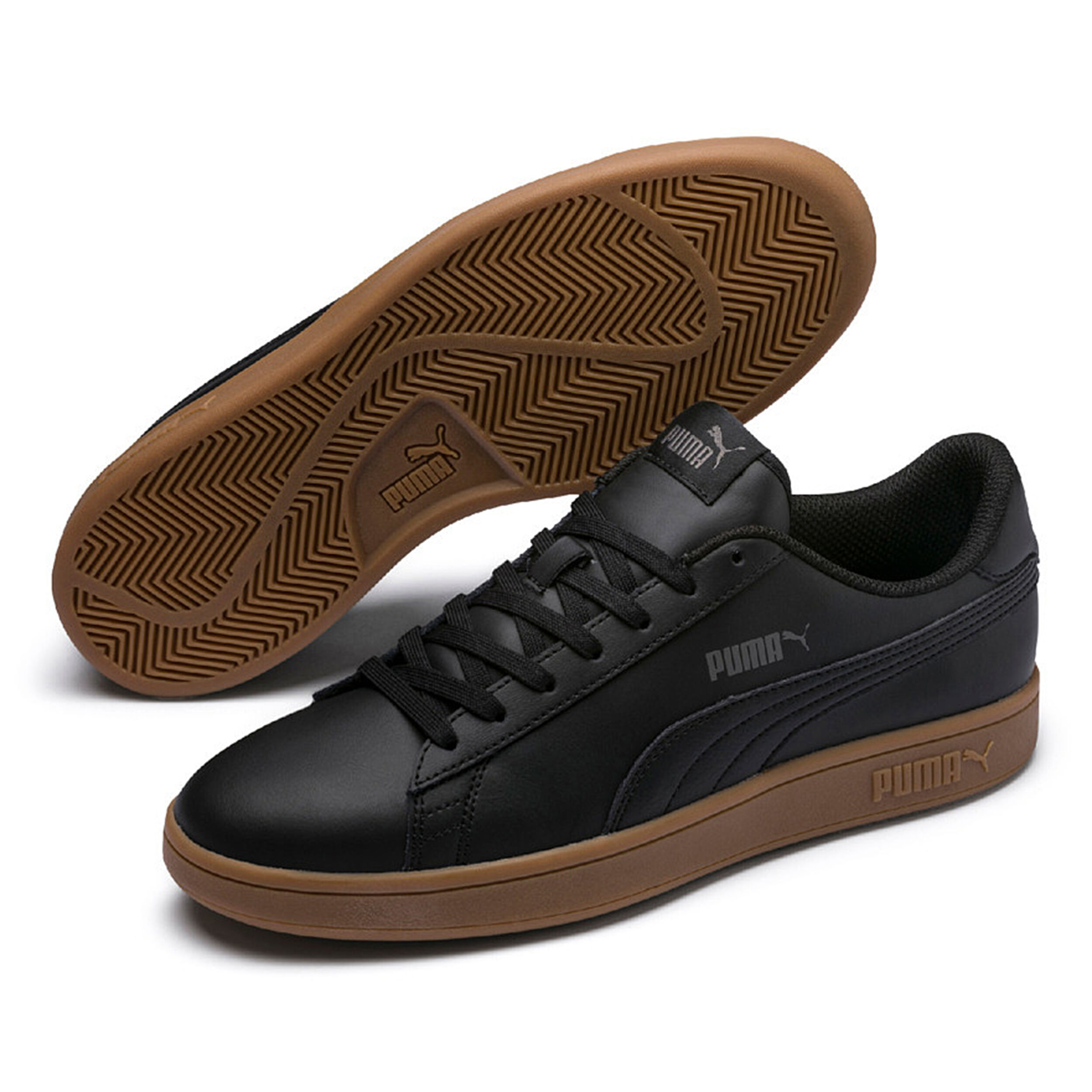 Zapatilla negra puma smash v2 l adp outlet
