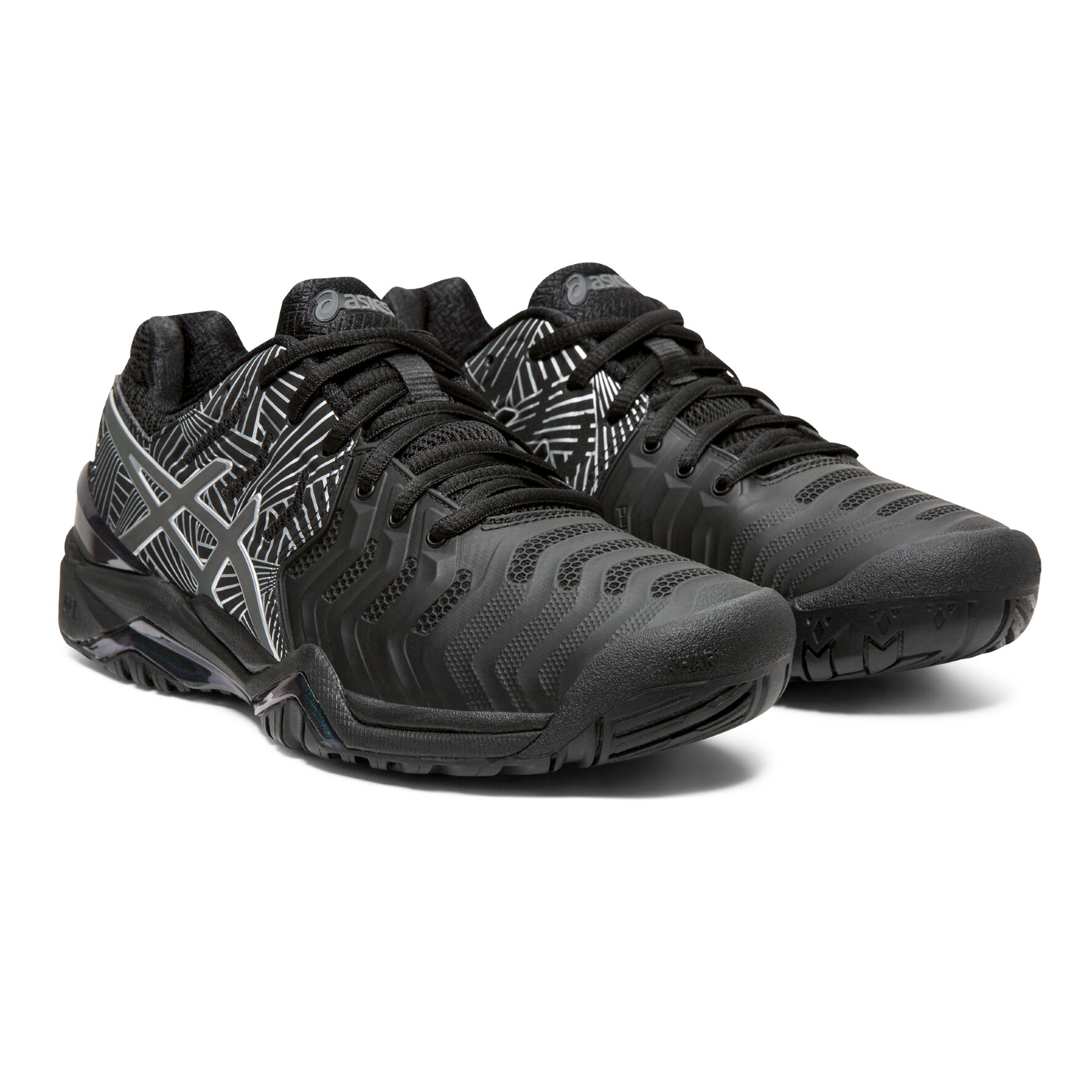 Asics resolution 7 shop black