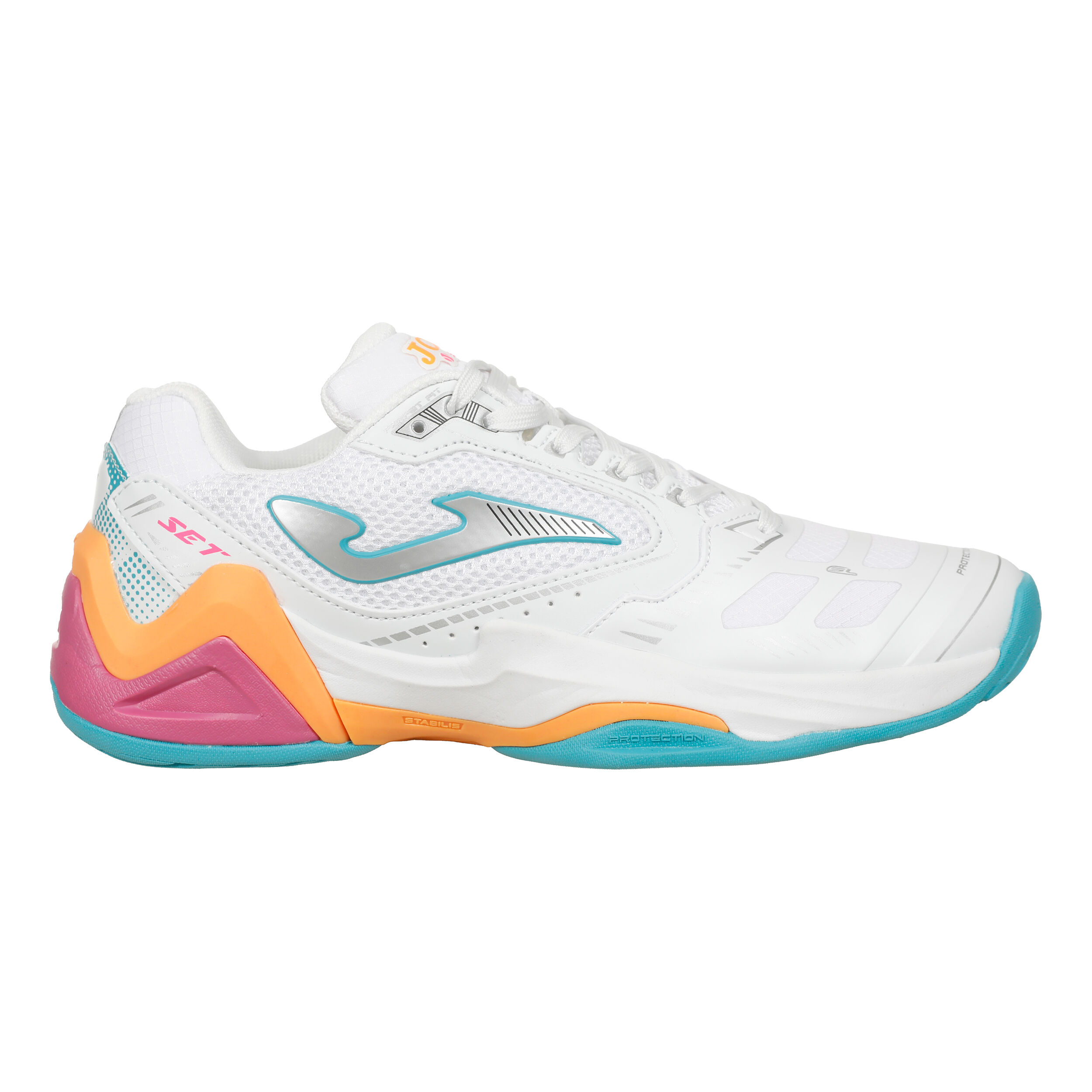 Buy Joma Set Clay Court Shoe Women White Orange online Tennis Point UK