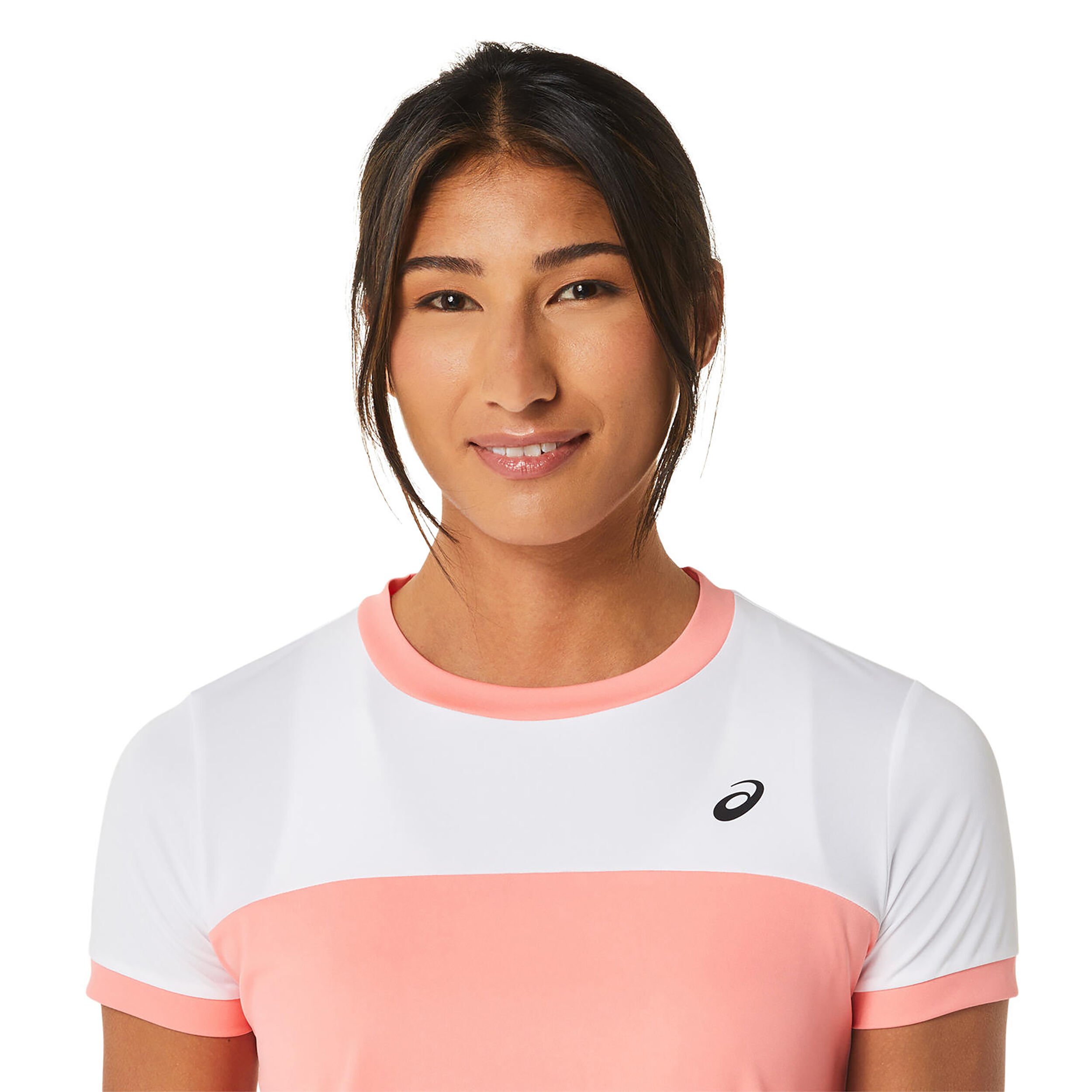 Buy ASICS Court T Shirt Women Pink White online Tennis Point UK