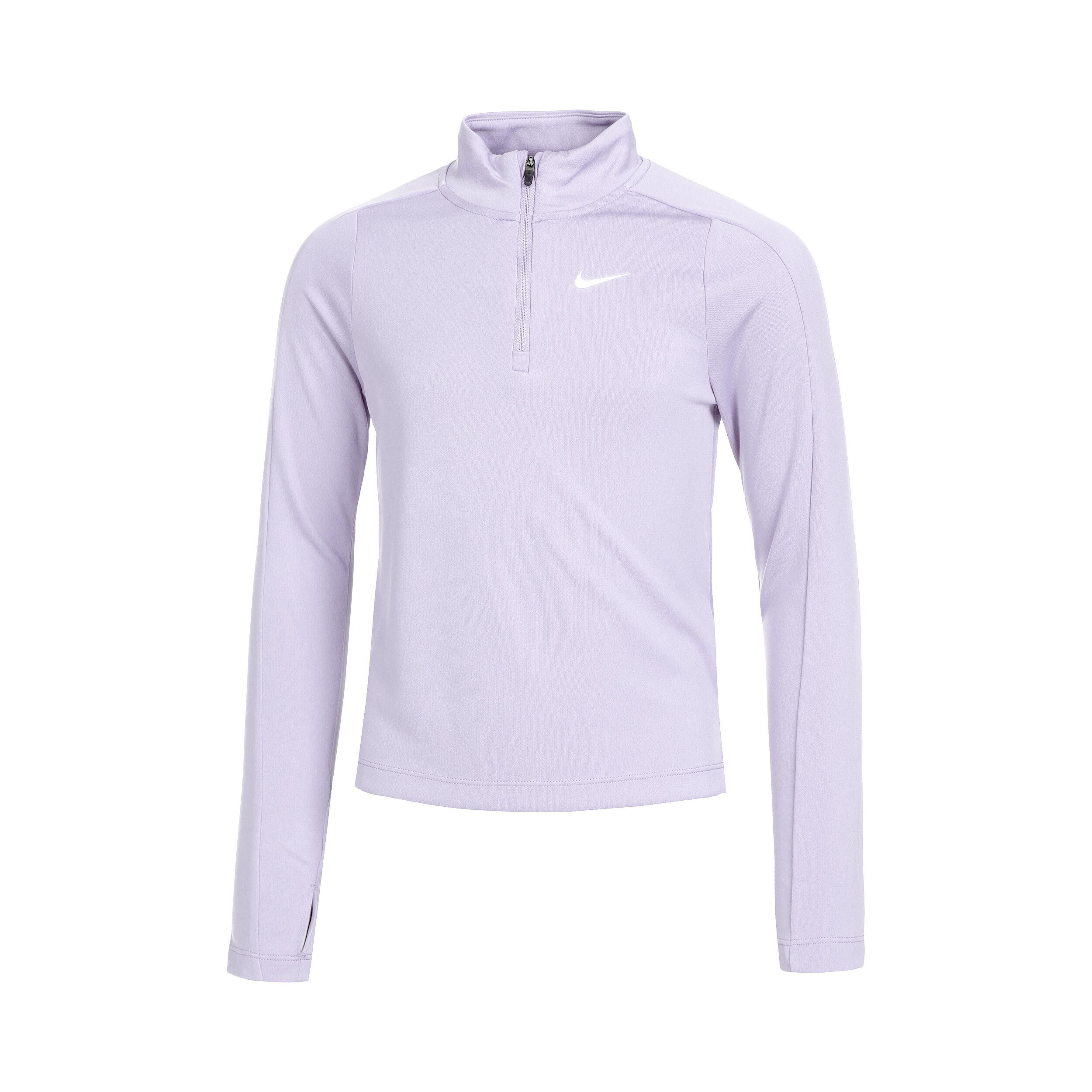 Nike half zip top kids sales