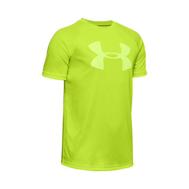 buy Under Armour Tech Big Logo T-Shirt Boys - Neon Green, Light Green ...