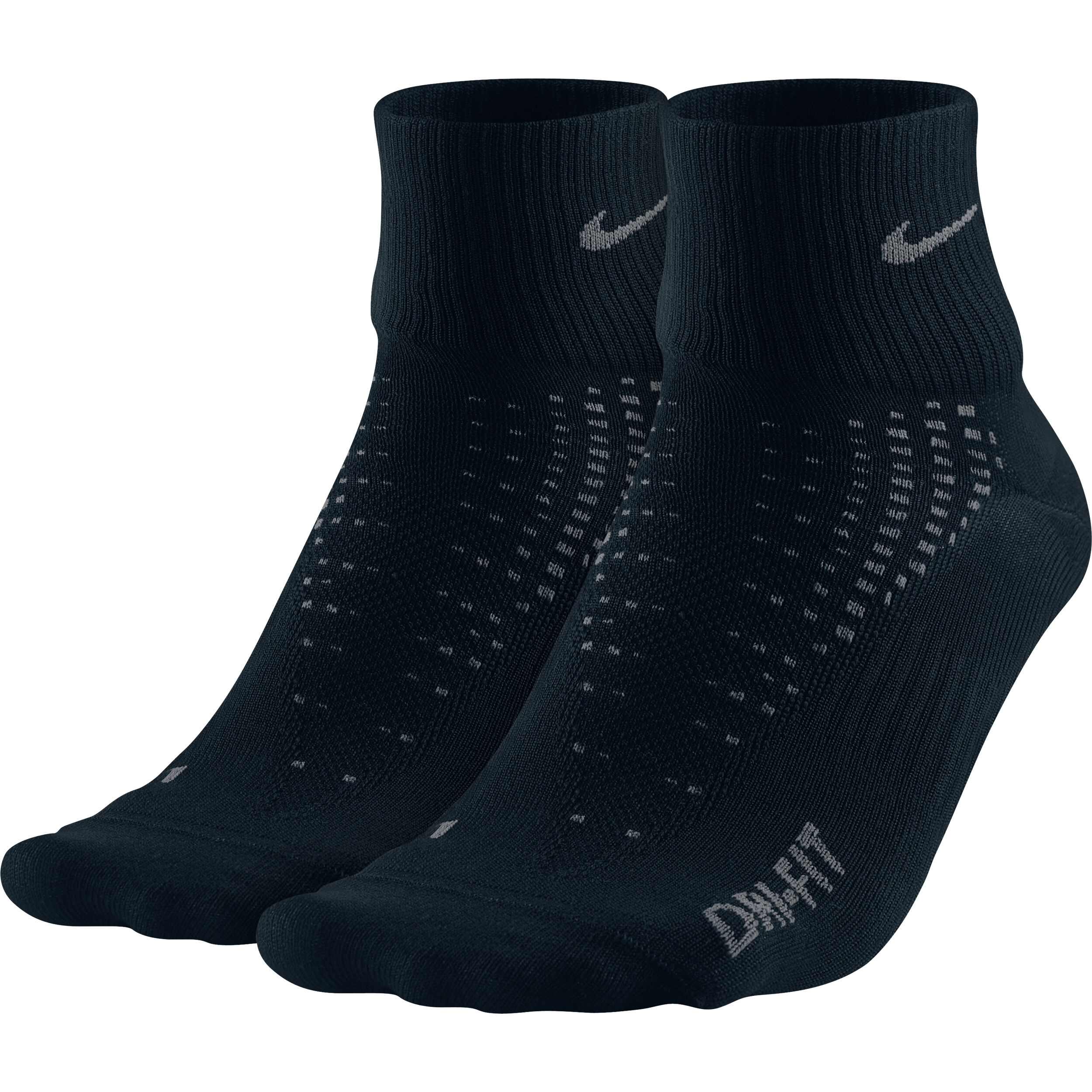 Buy Nike Running Anti Blister Lightweight Quarter Pack Sports Socks 2 Pack Black online Tennis Point UK