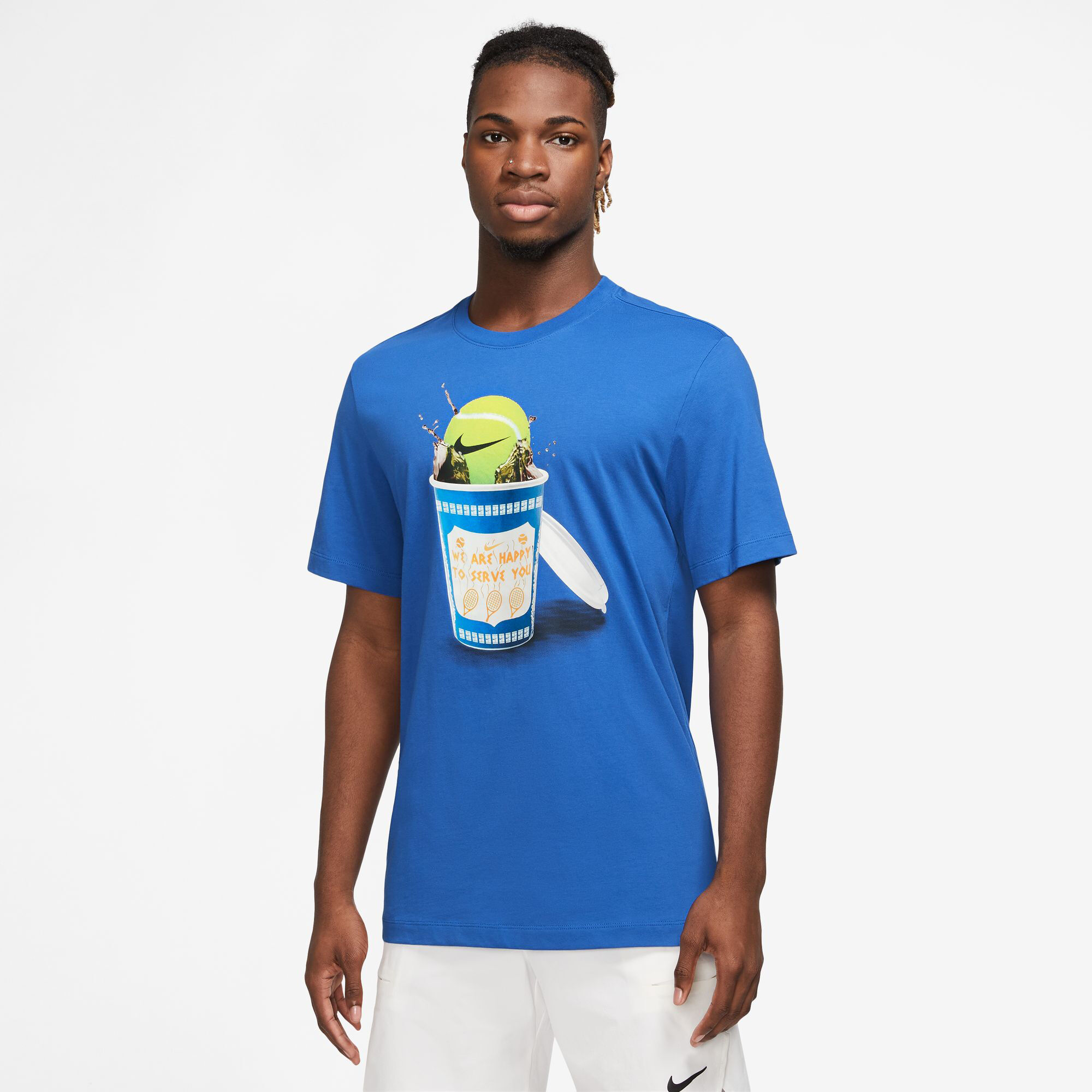 Buy Nike Court Heritage T Shirt Men Blue online Tennis Point UK