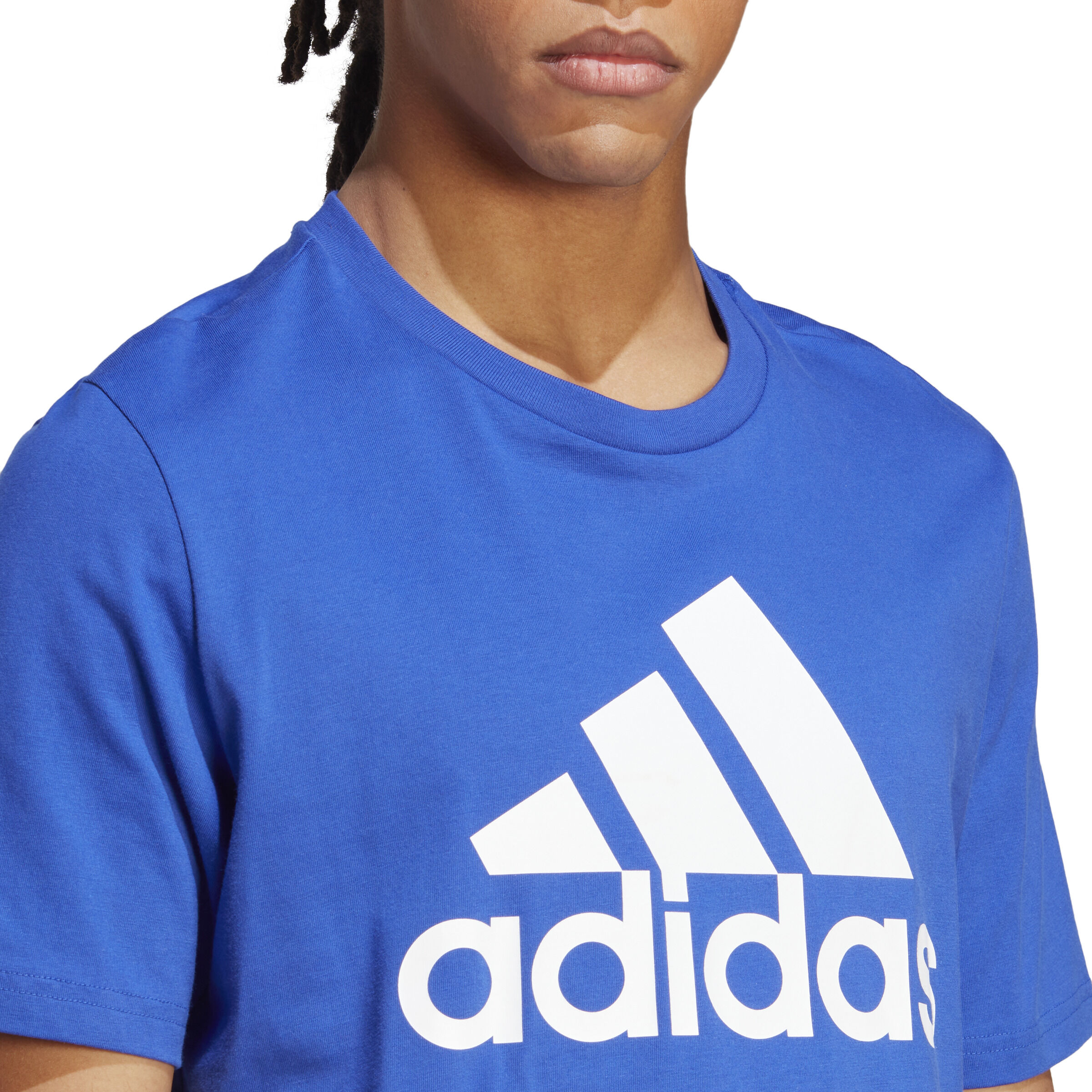 Blue adidas shirt on sale