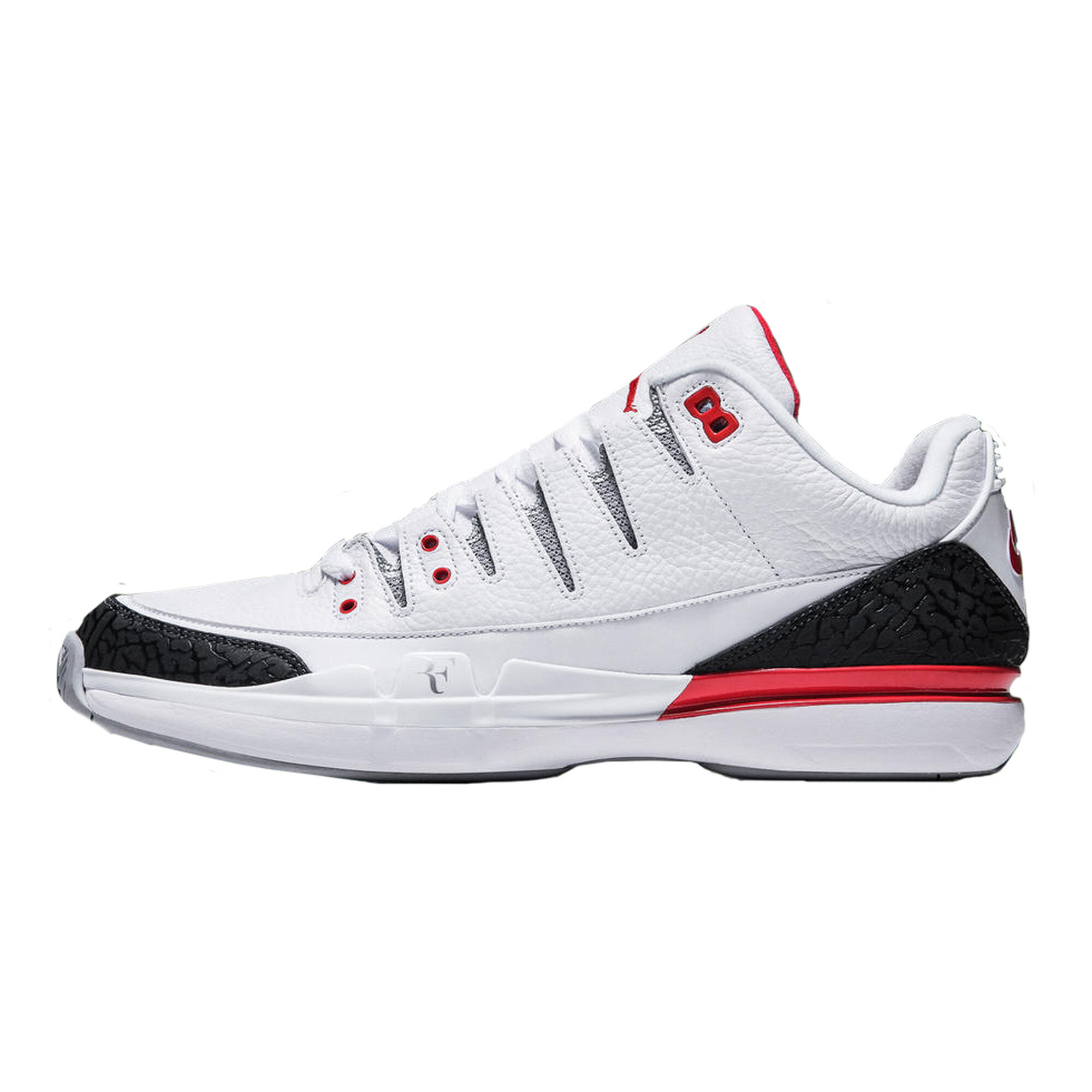 Buy Nike Roger Federer Zoom Vapor Air Jordan 3 All Court Shoe Men White ...